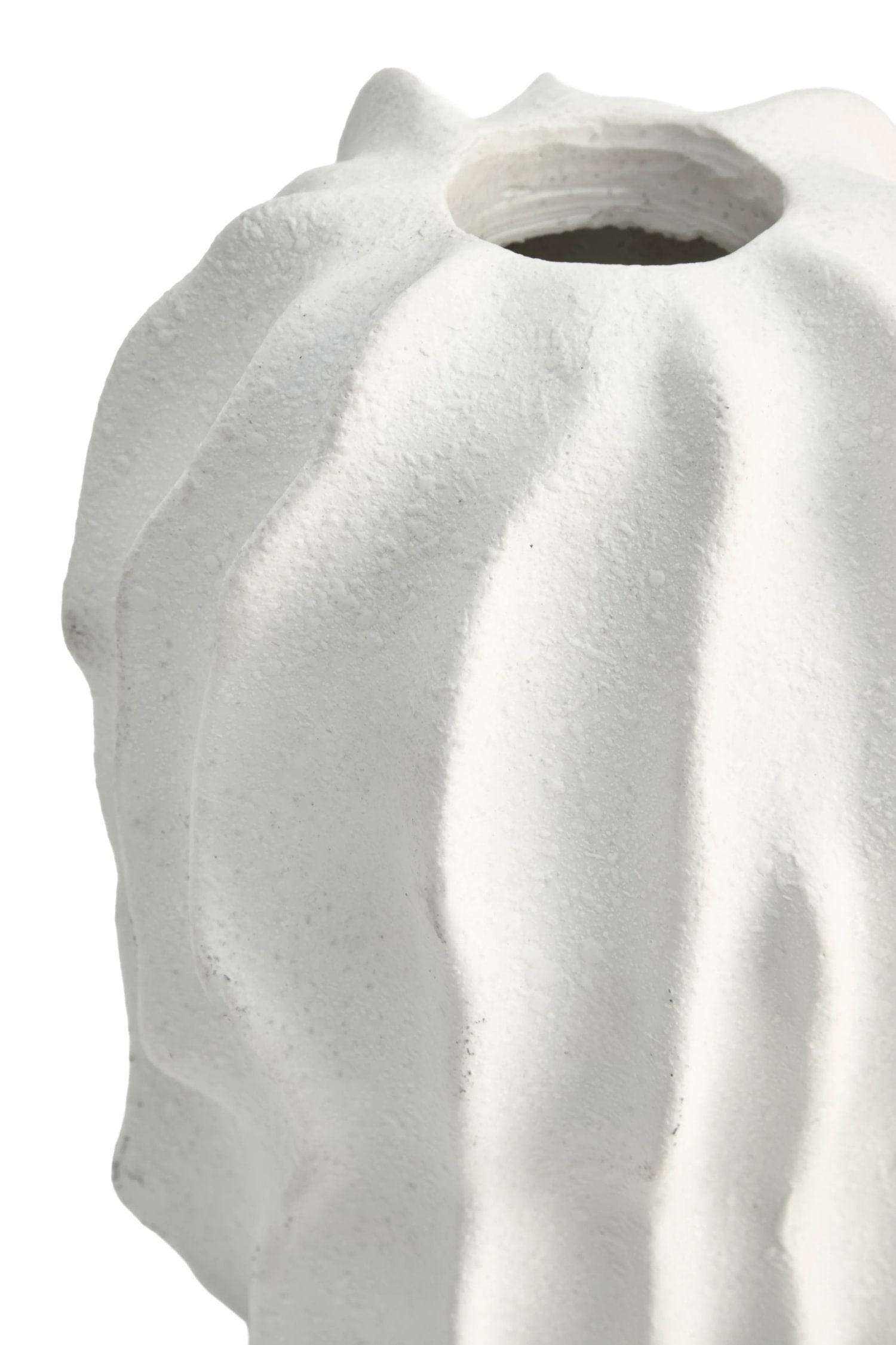 Forma Small White Textured Vase