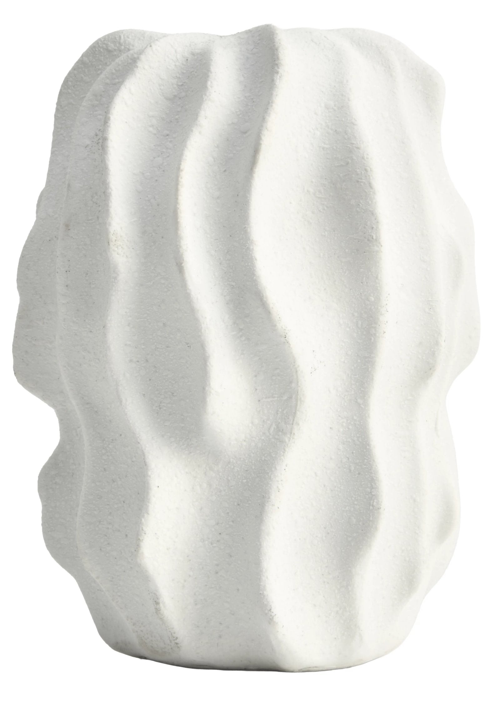 Forma Small White Textured Vase