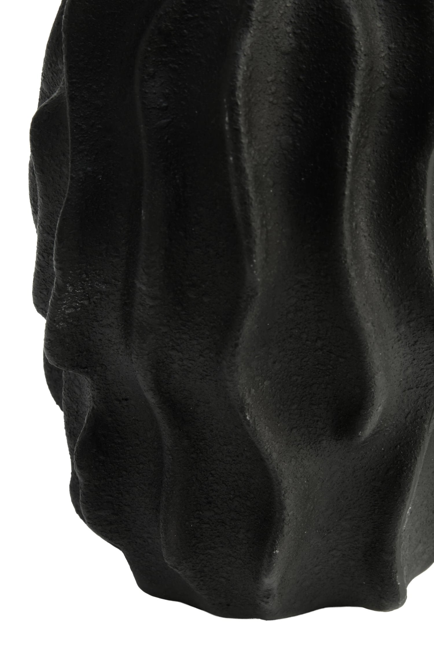 Forma Small Black Textured Vase