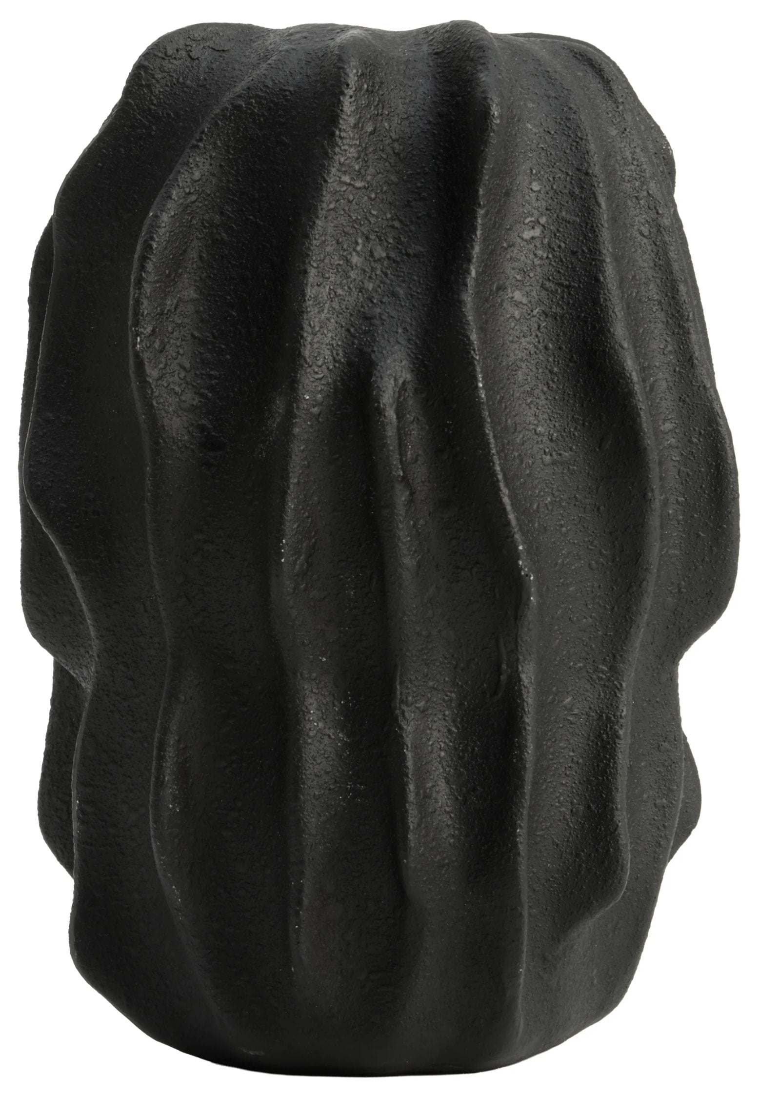 Forma Small Black Textured Vase