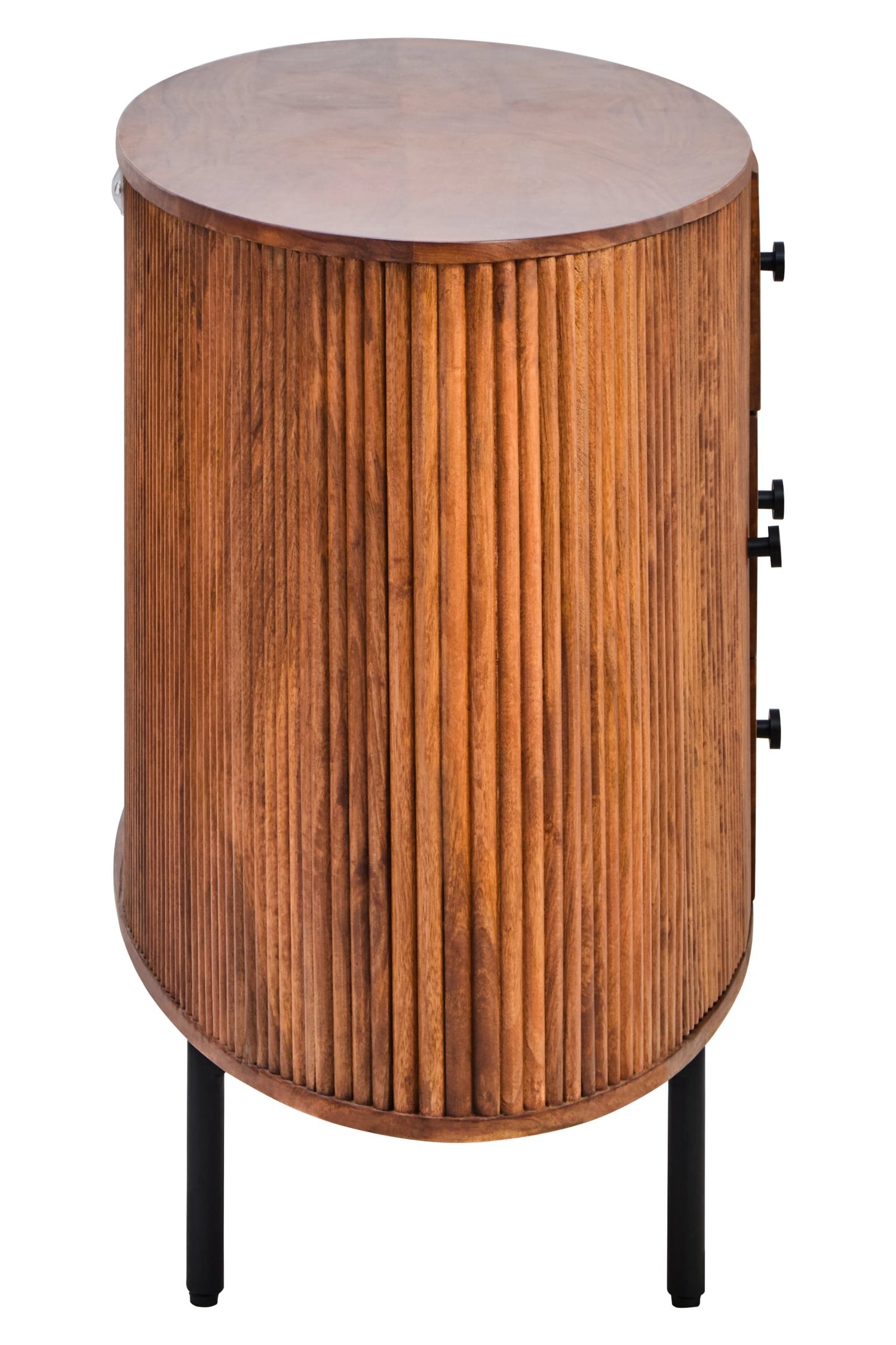 Tivoli Brown Mango Wood Oval Sideboard
