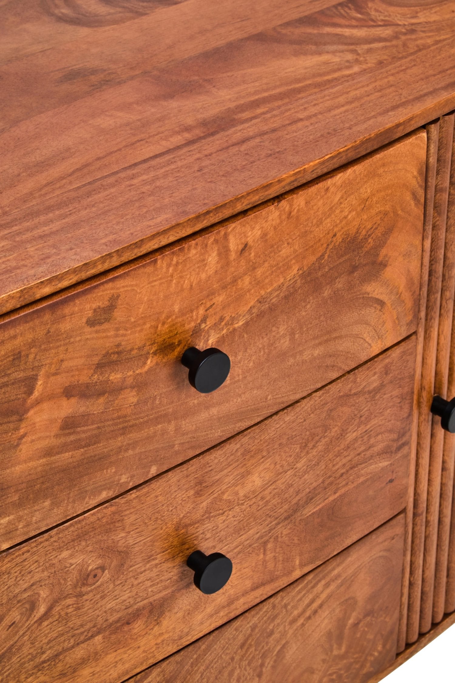 Tivoli Brown Mango Wood Oval Sideboard