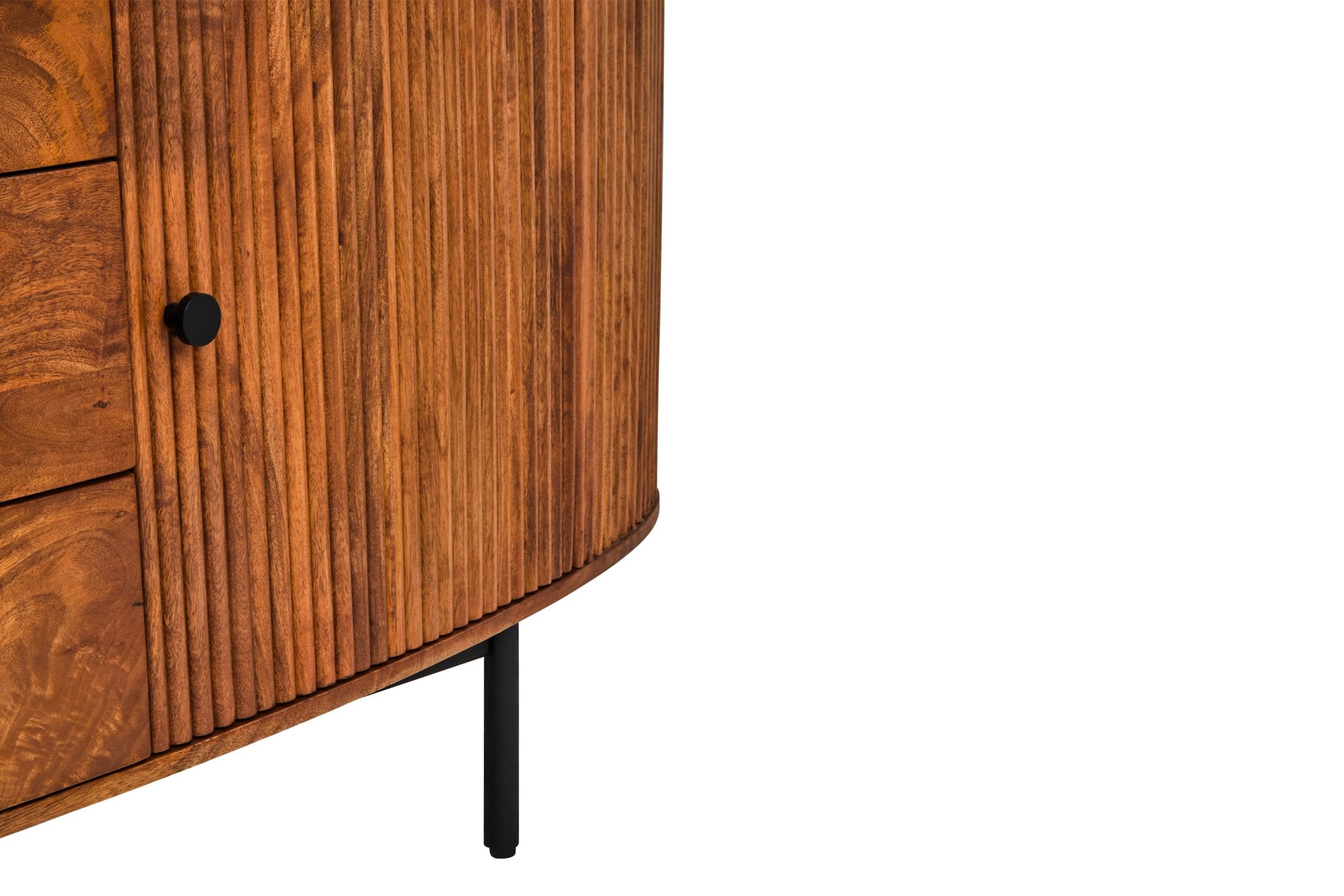 Tivoli Brown Mango Wood Oval Sideboard