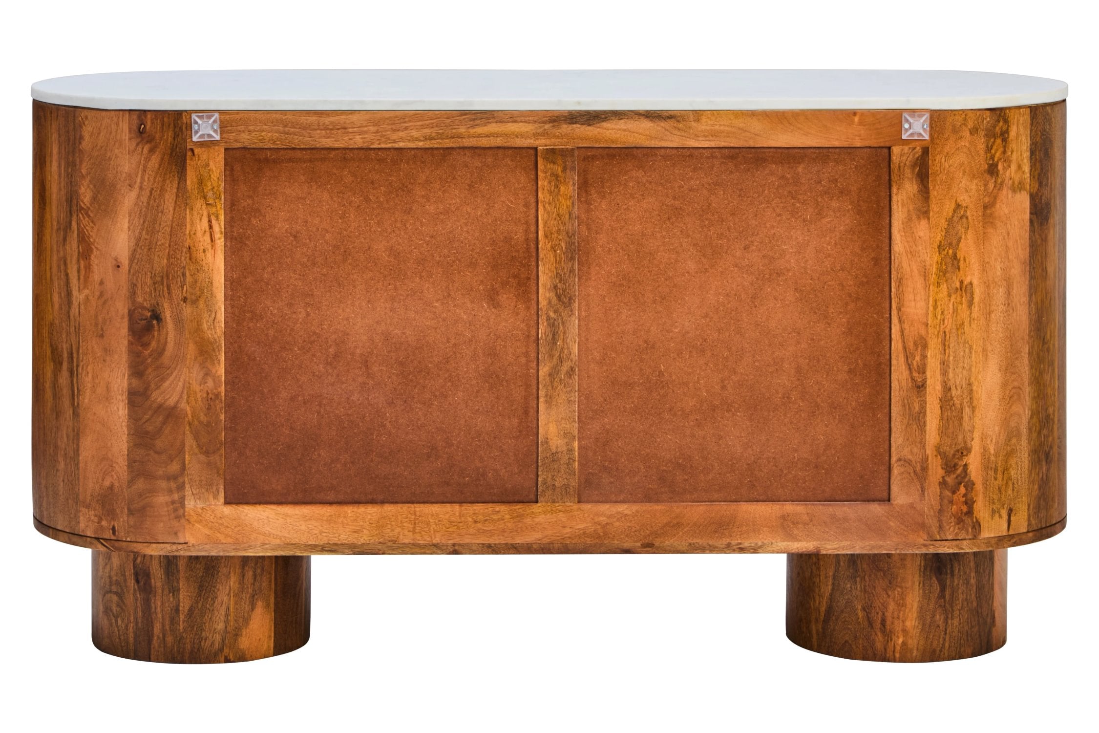 Arezzo Marble & Carved Mango Wood 2 Door Sideboard