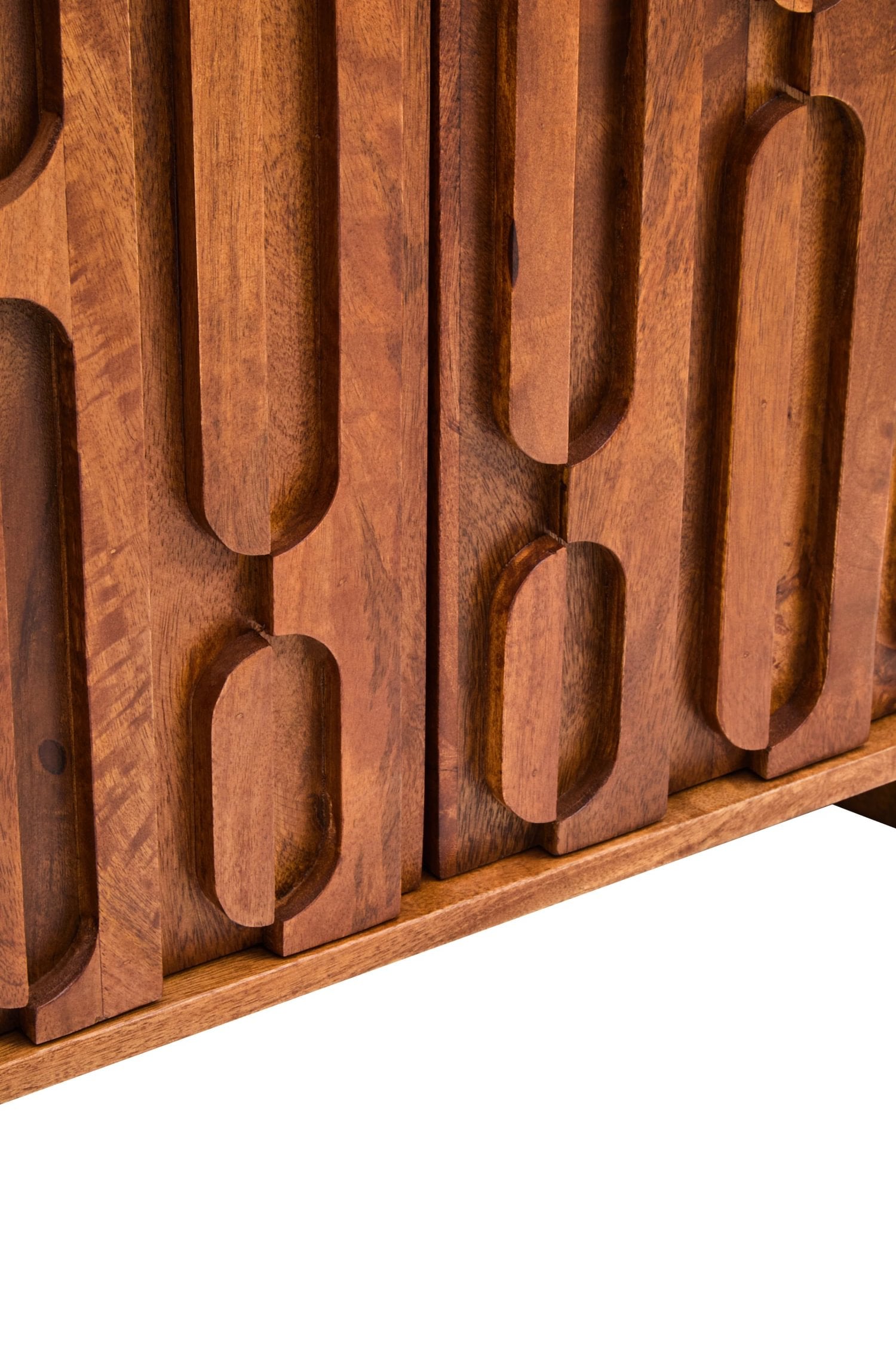 Arezzo Marble & Carved Mango Wood 2 Door Sideboard