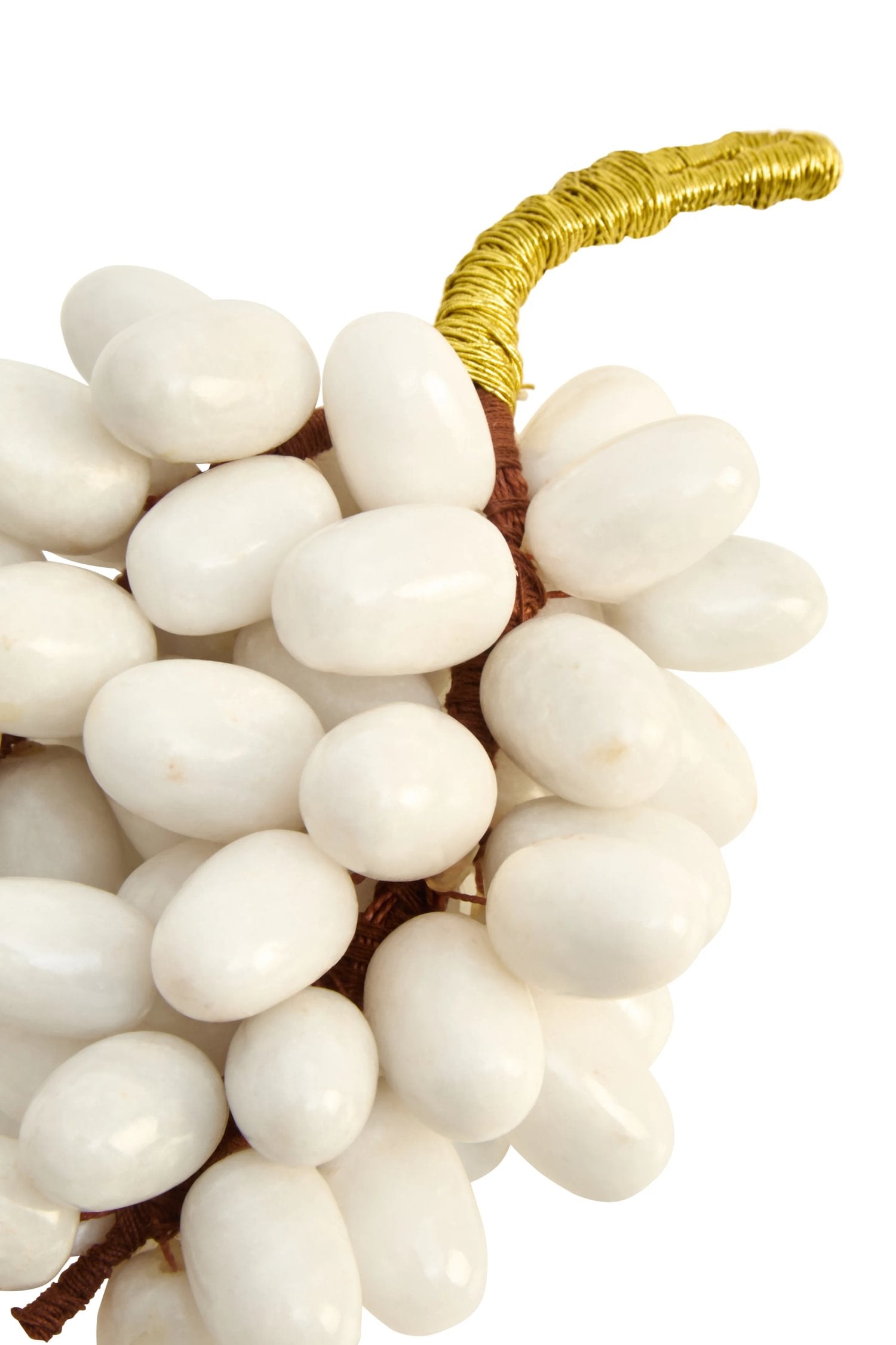 Palladio Small White Marble Decorative Grape Bunch