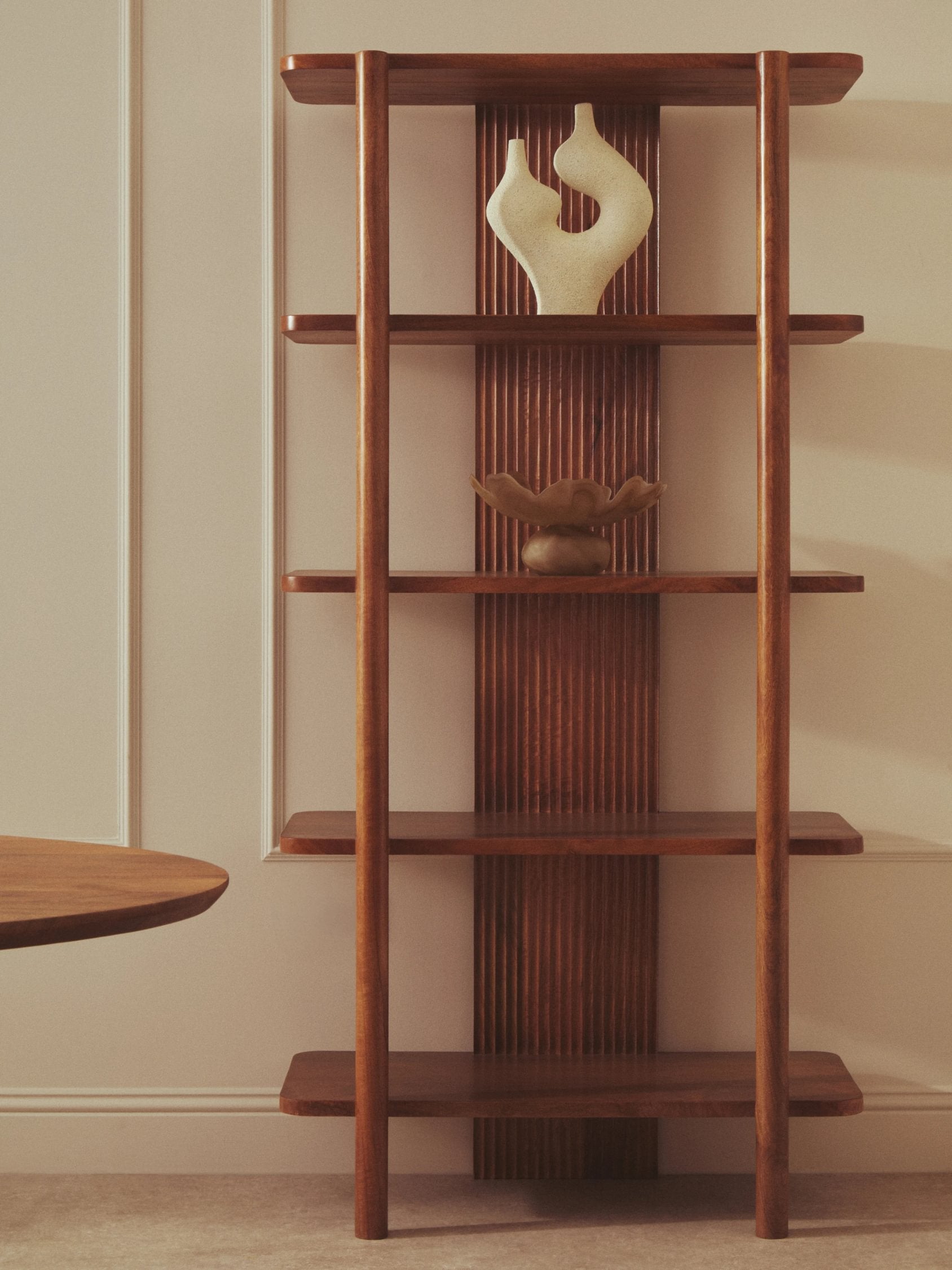 Tivoli Mango Wood 5 Tier Display Unit