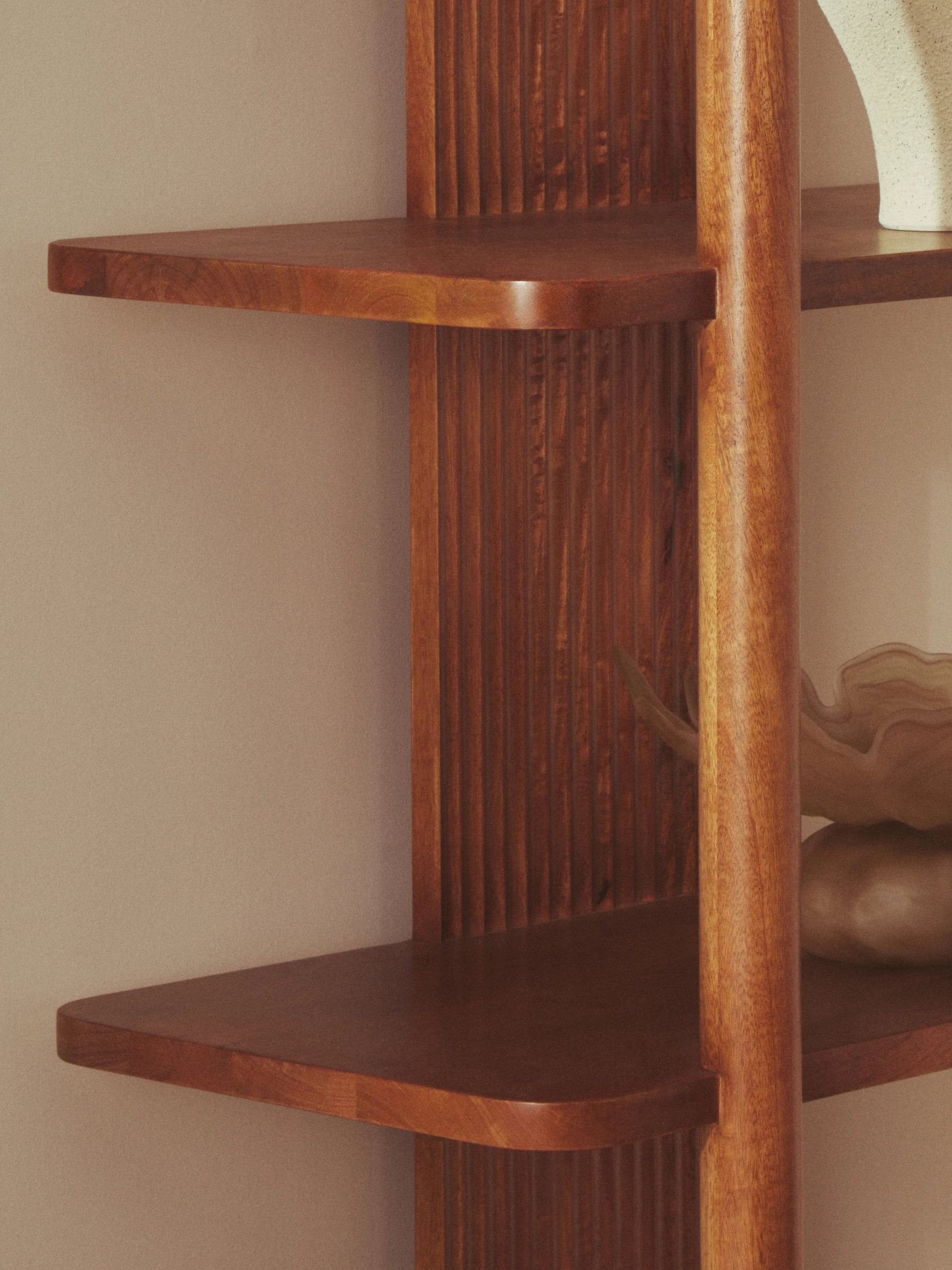 Tivoli Mango Wood 5 Tier Display Unit