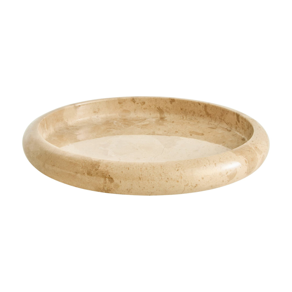 Palladio Cream Marble Round Tray