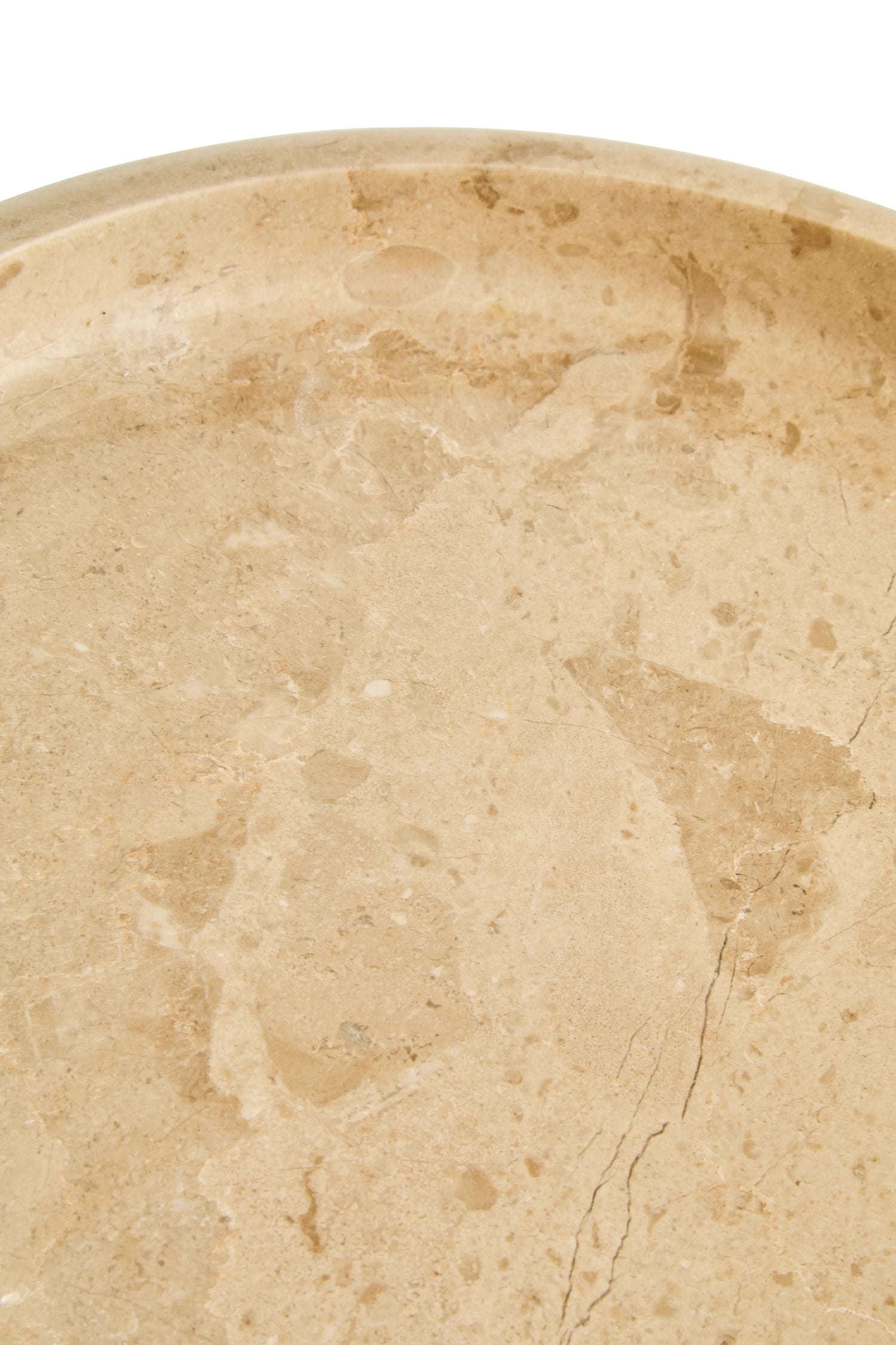 Palladio Cream Marble Round Tray