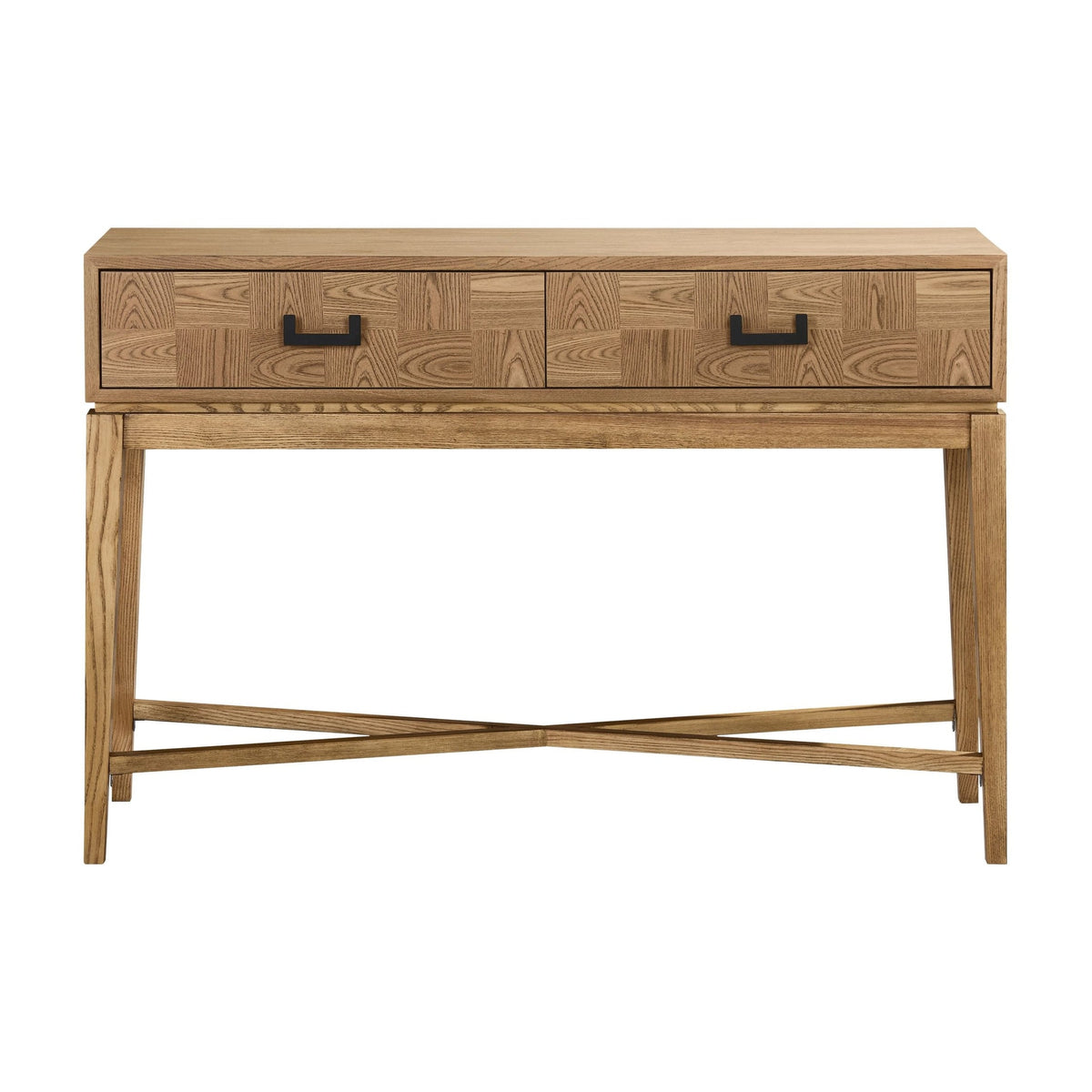 Burford Natural 2 Drawer Console Table