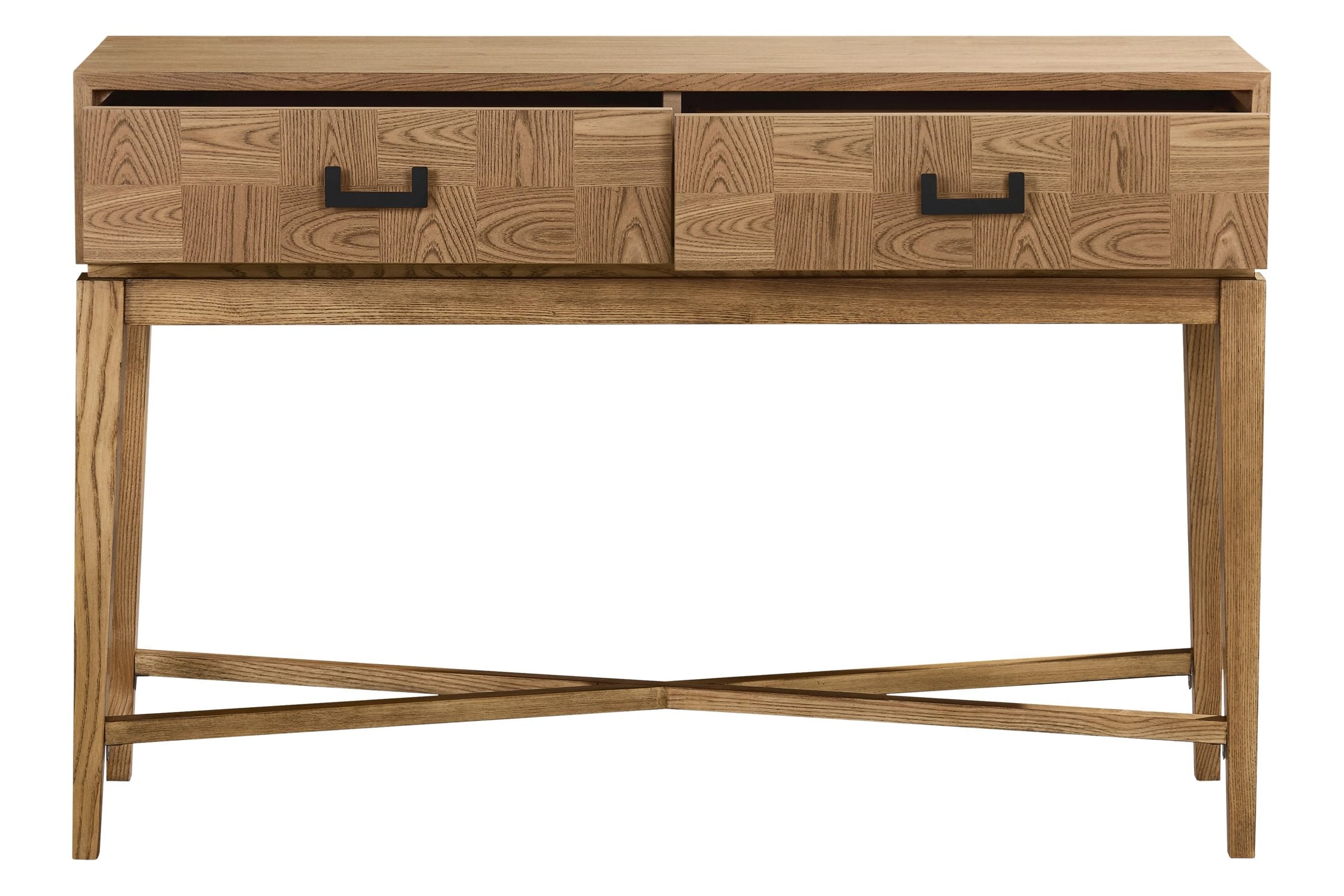 Burford Natural 2 Drawer Console Table