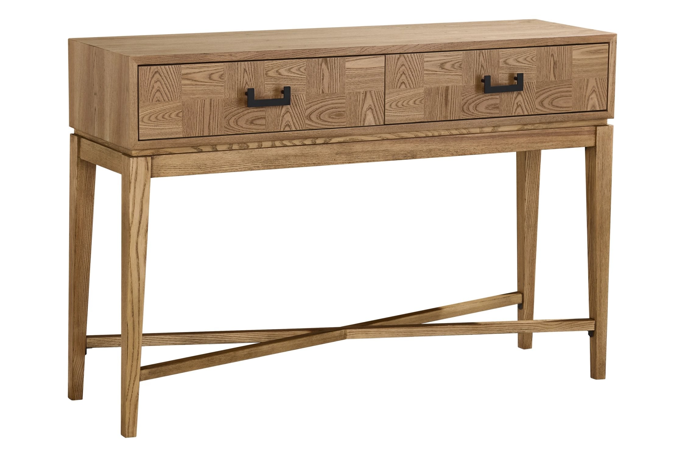 Burford Natural 2 Drawer Console Table