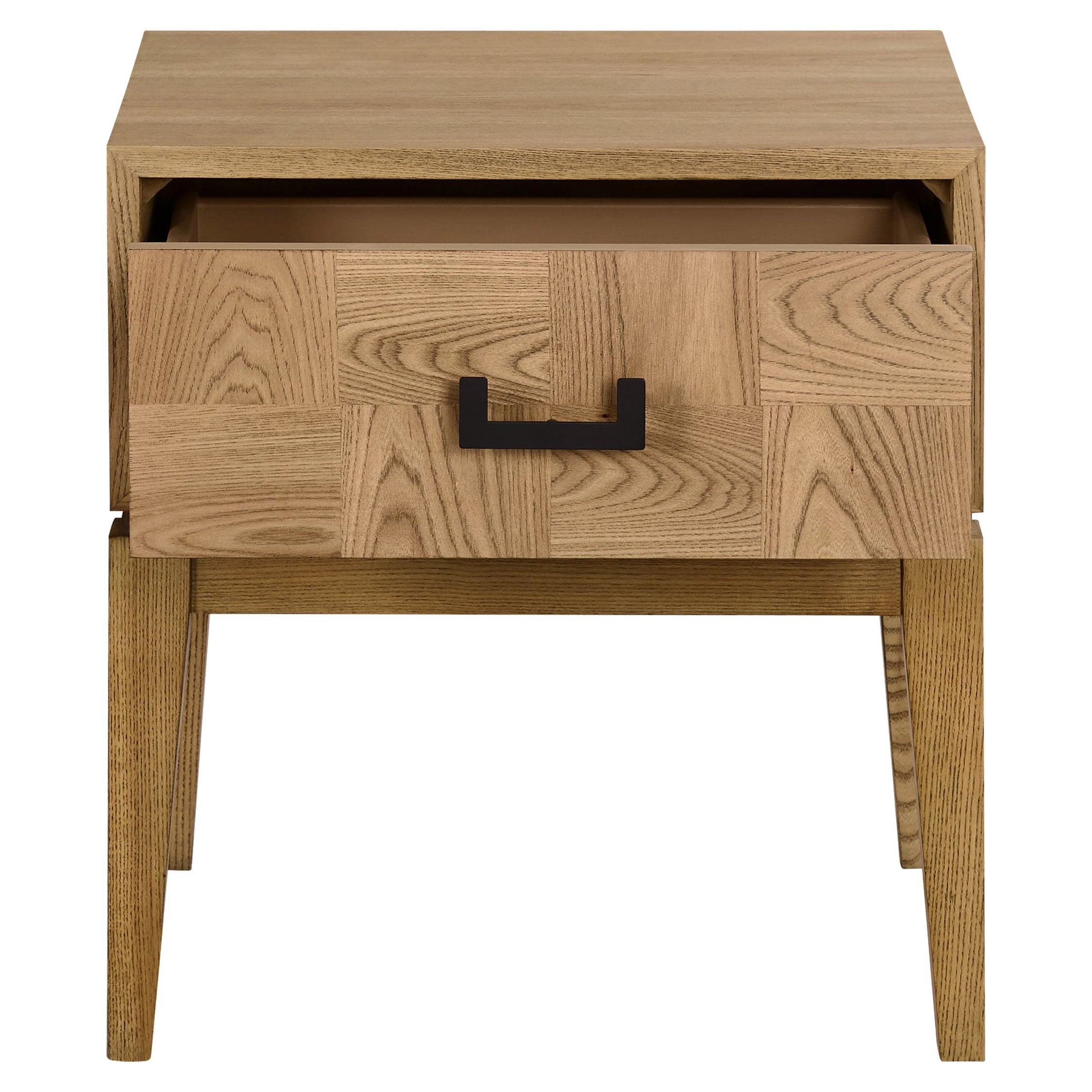 Burford Natural 1 Drawer Side Table