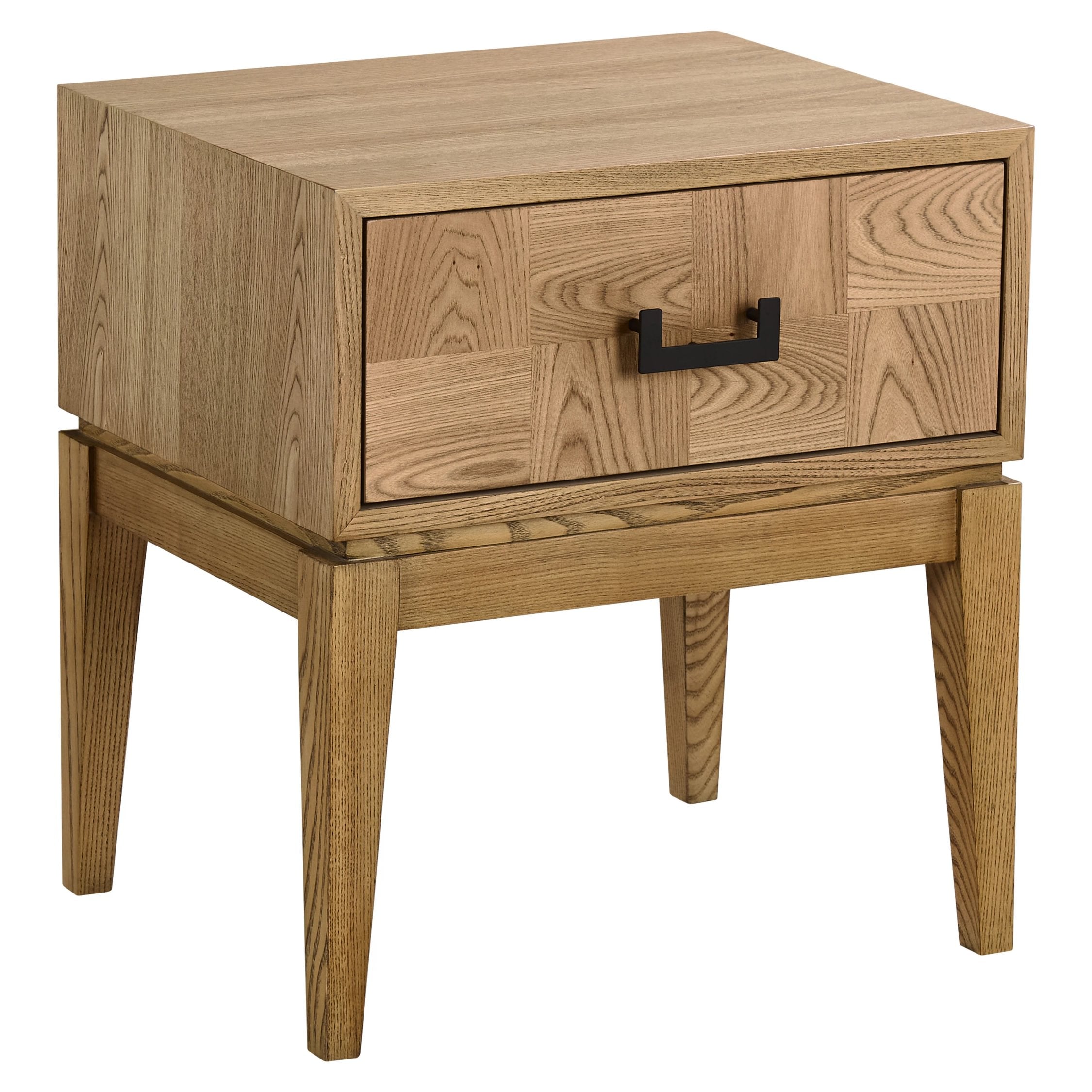 Burford Natural 1 Drawer Side Table