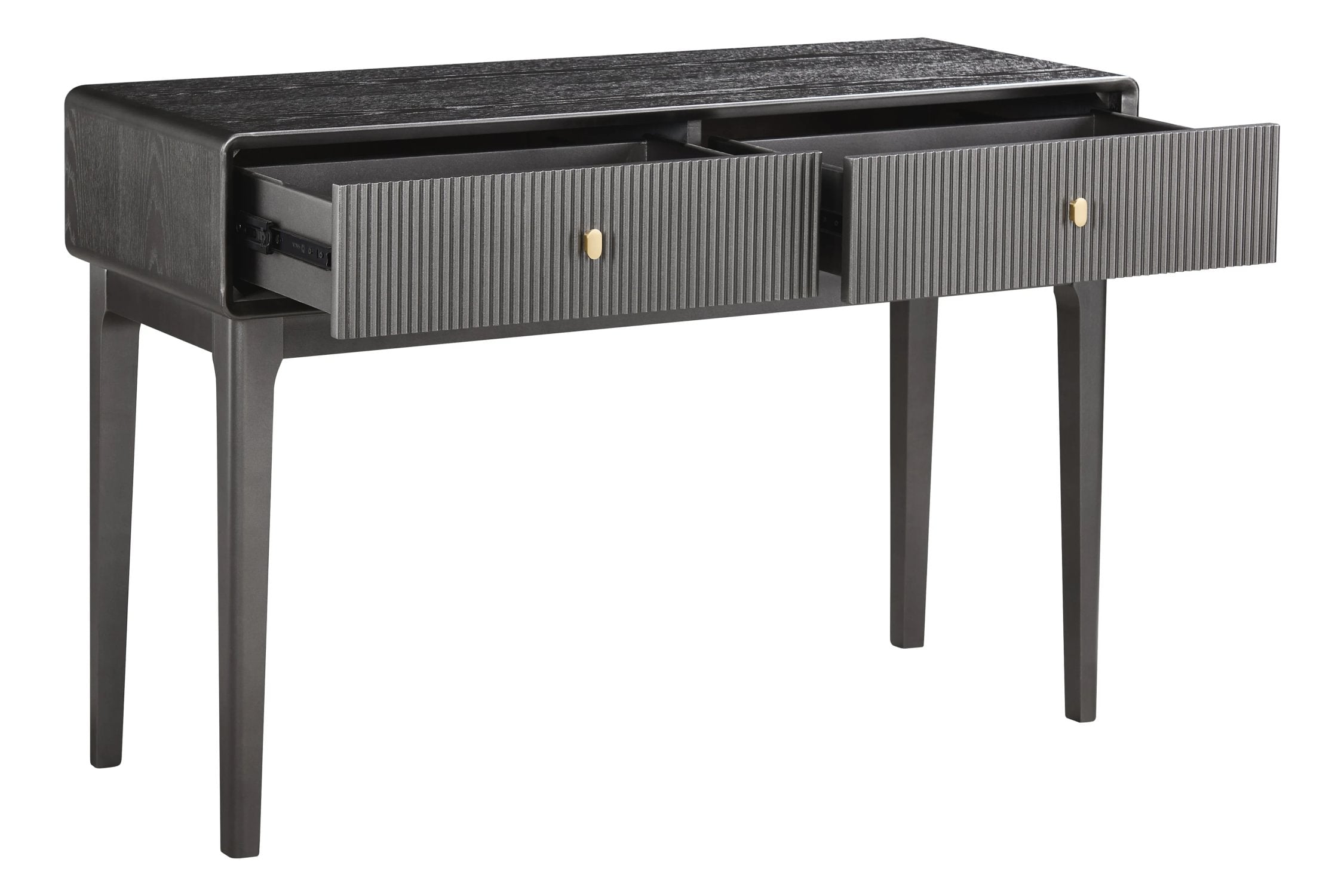 Eaton Brown Grey 2 Drawer Dressing Table