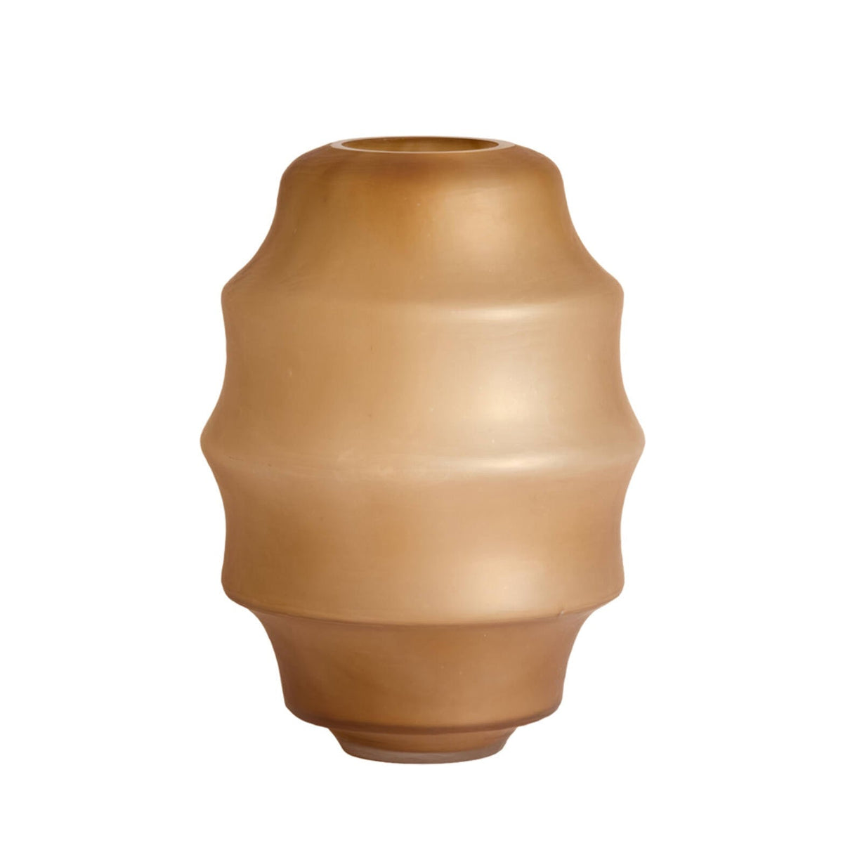 Nayoro Matt Amber Glass Vase 42cm