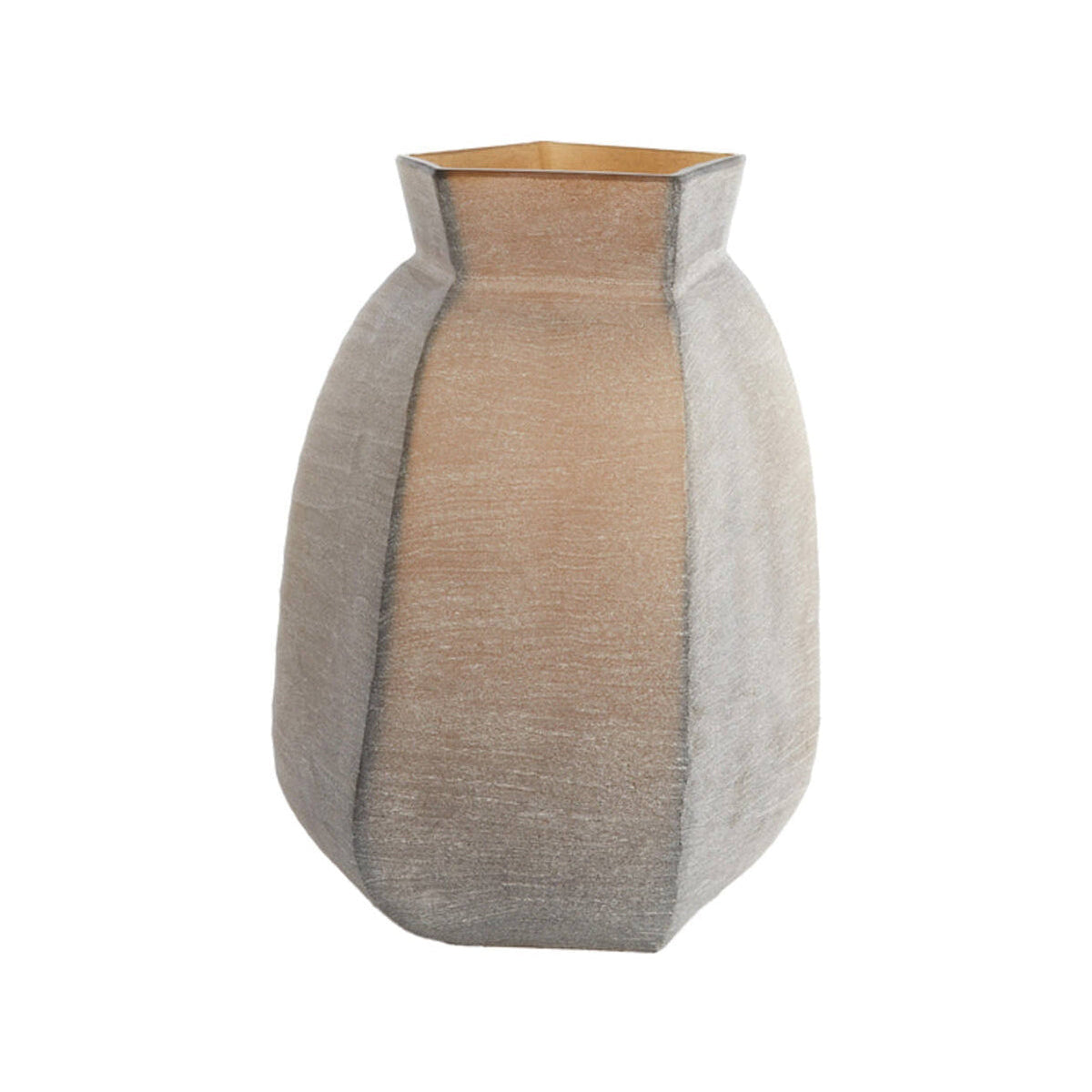 Veliko Dark Brown Glass Vase 40cm
