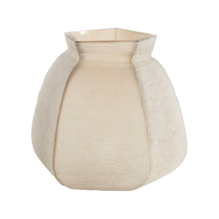 Veliko Light Brown Glass Vase 27cm