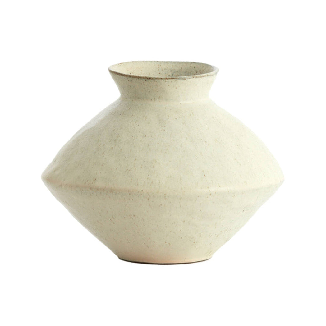 Beato Matt Cream/Sand Ceramic Vase 23cm