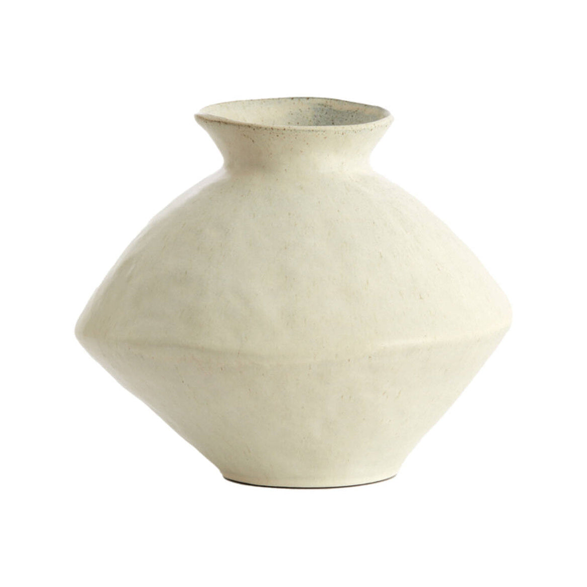 Beato Matt Cream/Sand Ceramic Vase 27.5cm