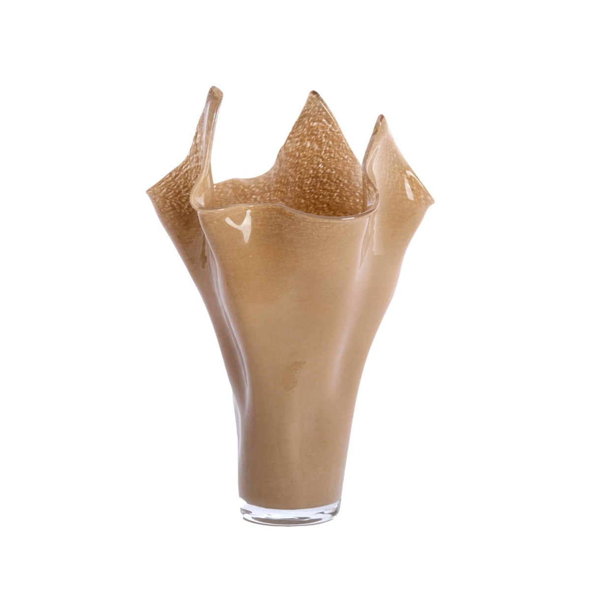 Aiora Milky Beige Glass Vase 53cm