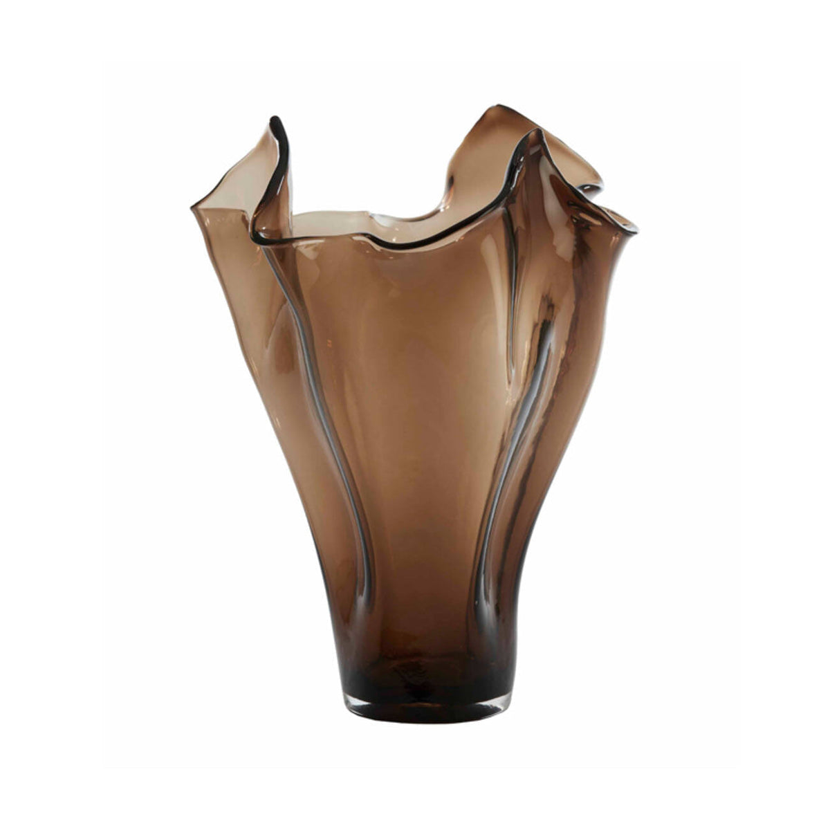 Aiora Dark Brown Glass Vase 53cm