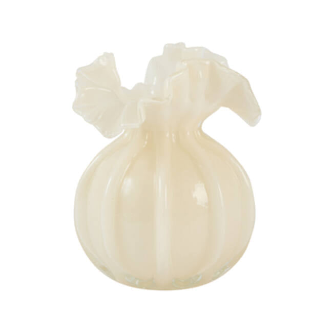 Xerea Cream Glass Vase