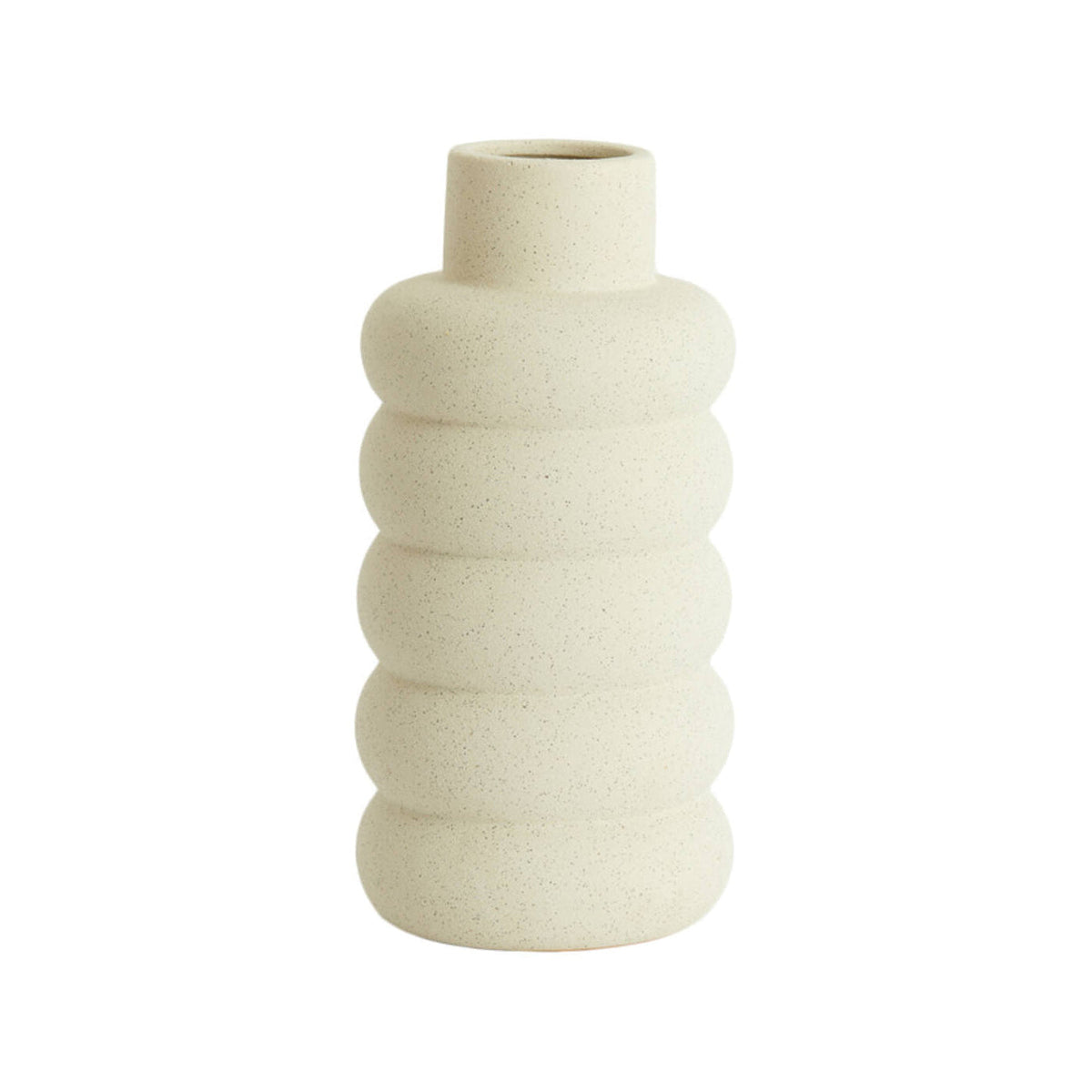 Triora Matt Cream Ceramic Vase 42cm