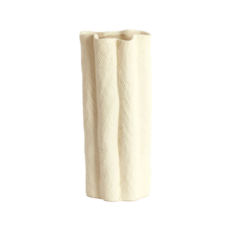 Flovilla Cream Ceramic Vase 30cm