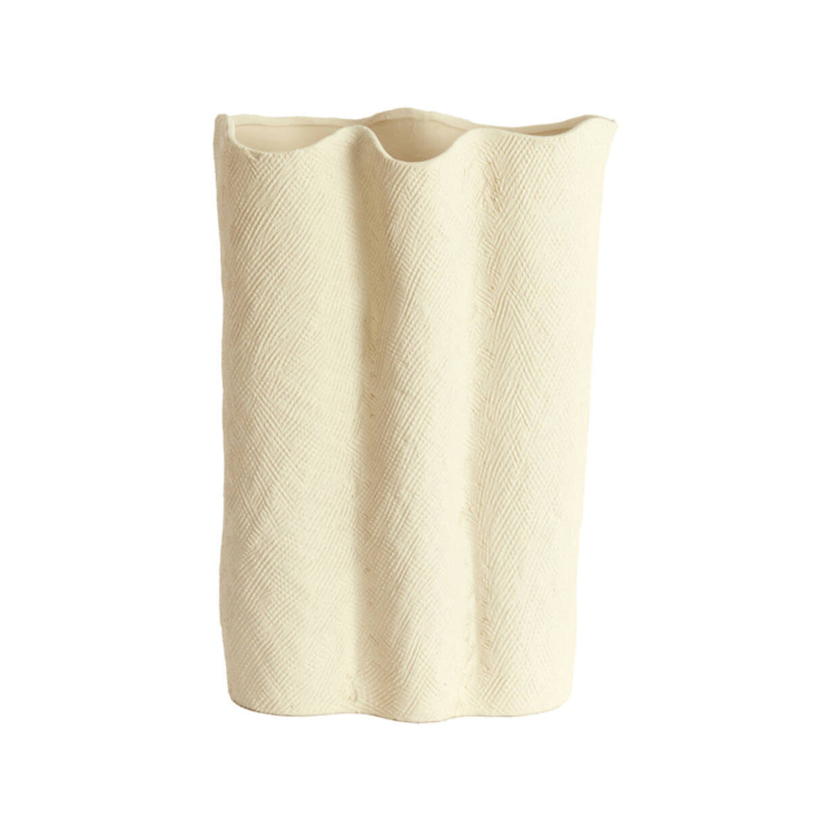 Flovilla Cream Ceramic Vase 40cm
