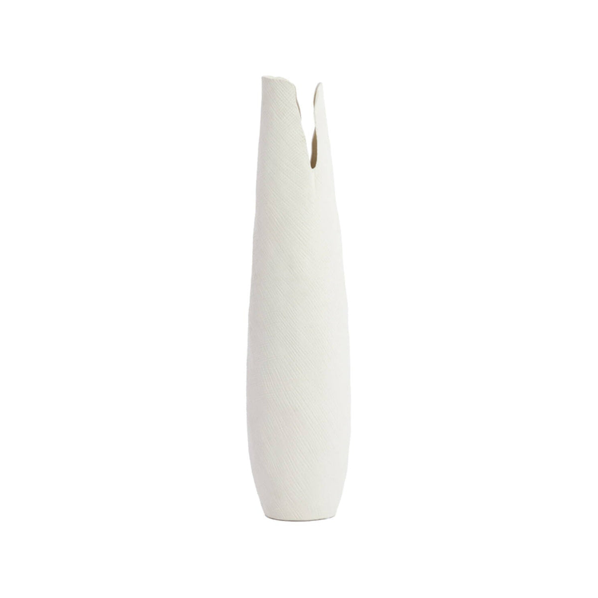 Mesa Cream Ceramic Vase 77.5cm