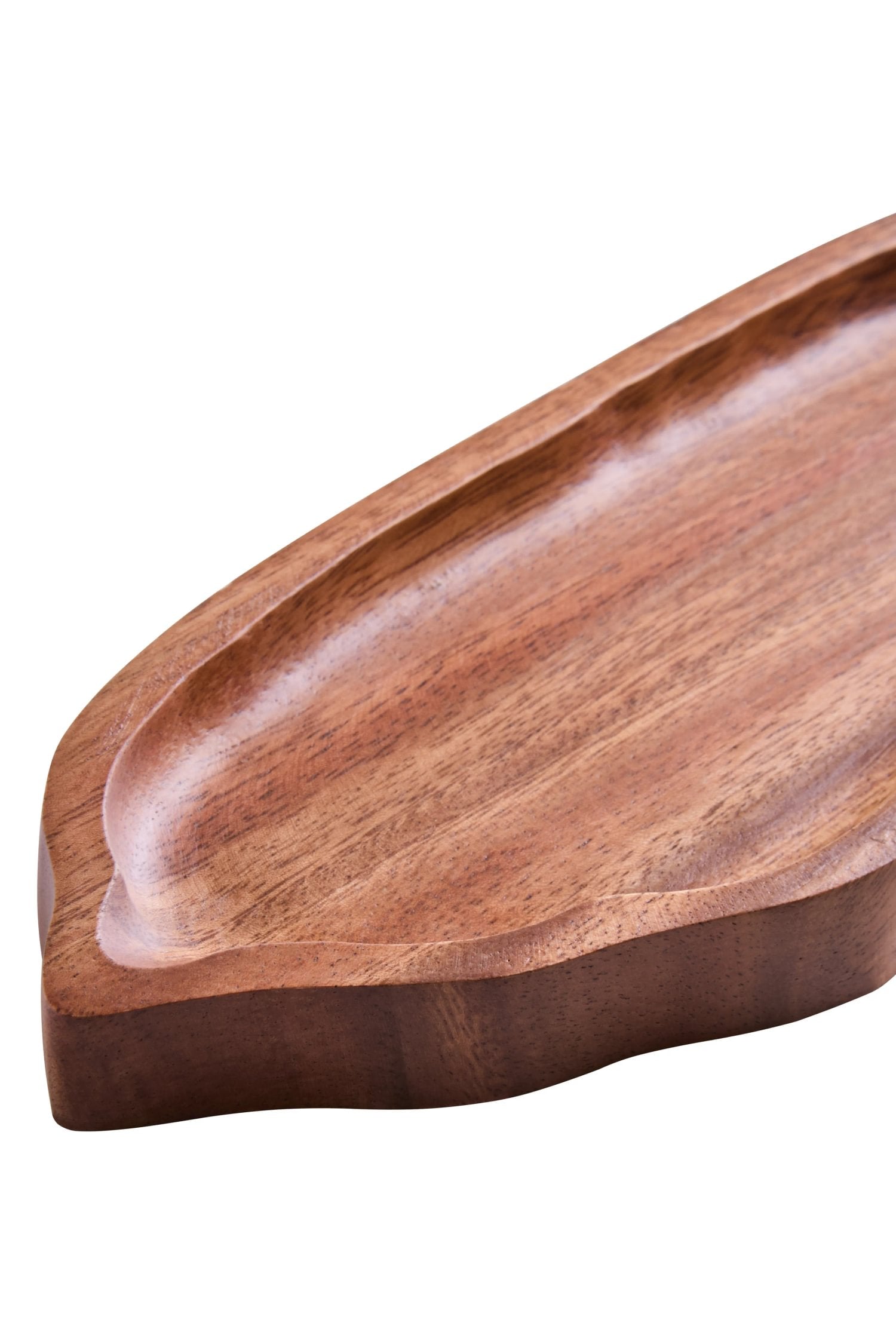 Arden Medium Acacia Wood Organic Serving Plate & Tray