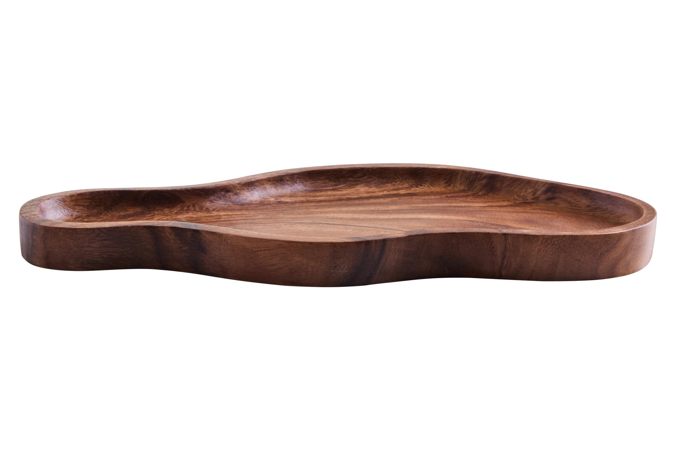 Arden Large Acacia Wood Organic Serving Plate & Tray