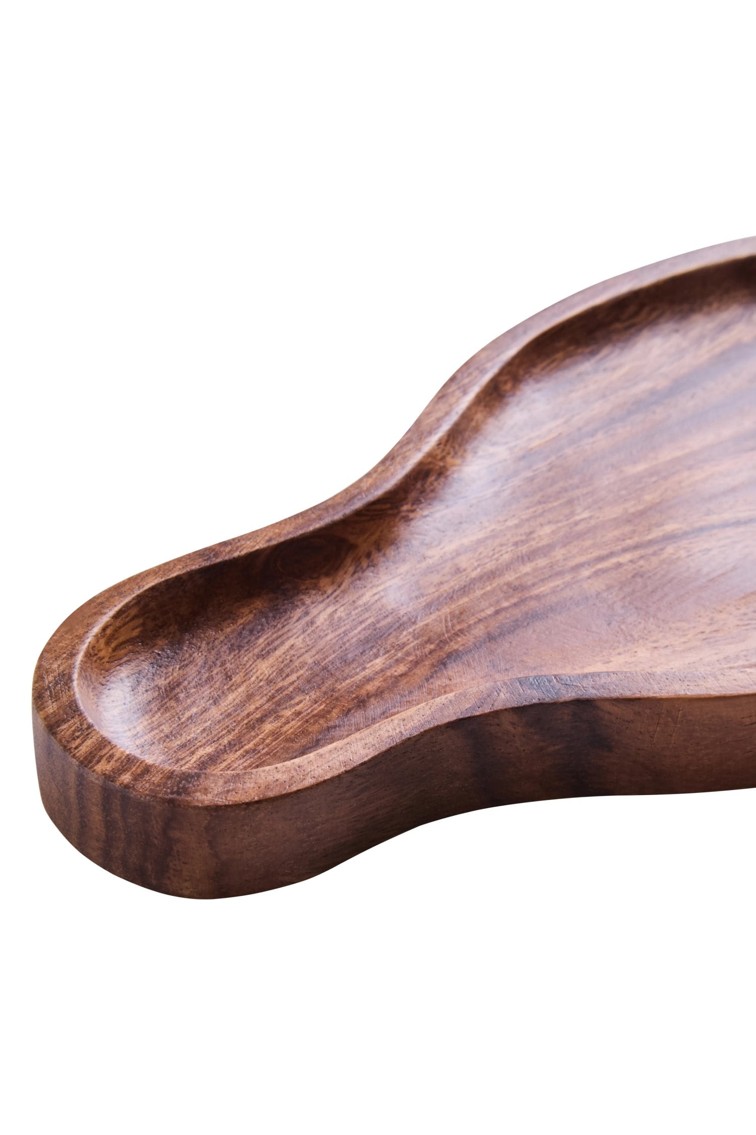Arden Large Acacia Wood Organic Serving Plate & Tray