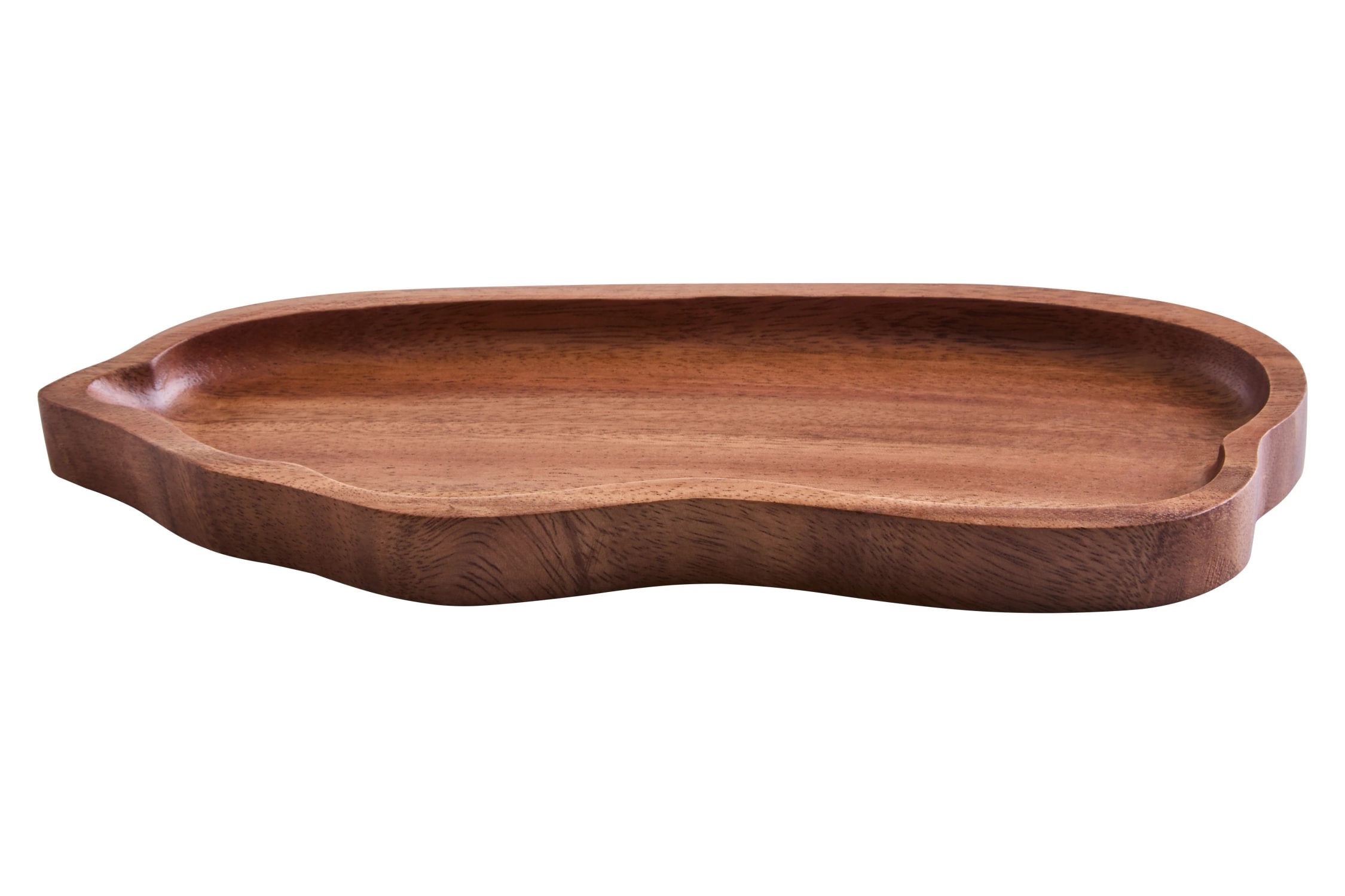 Arden Medium Acacia Wood Organic Serving Plate & Tray