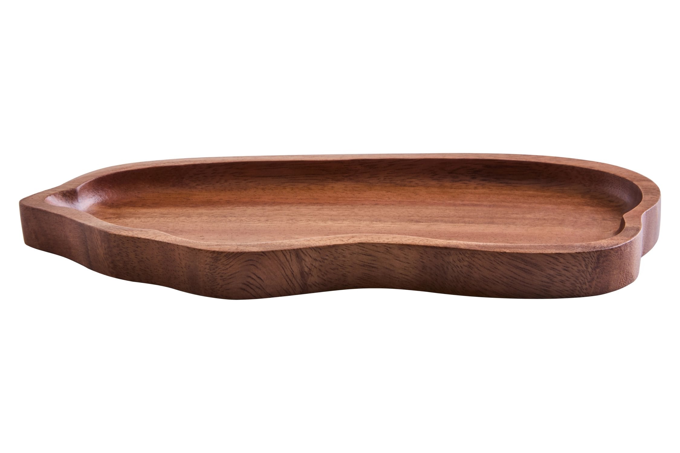 Arden Medium Acacia Wood Organic Serving Plate & Tray
