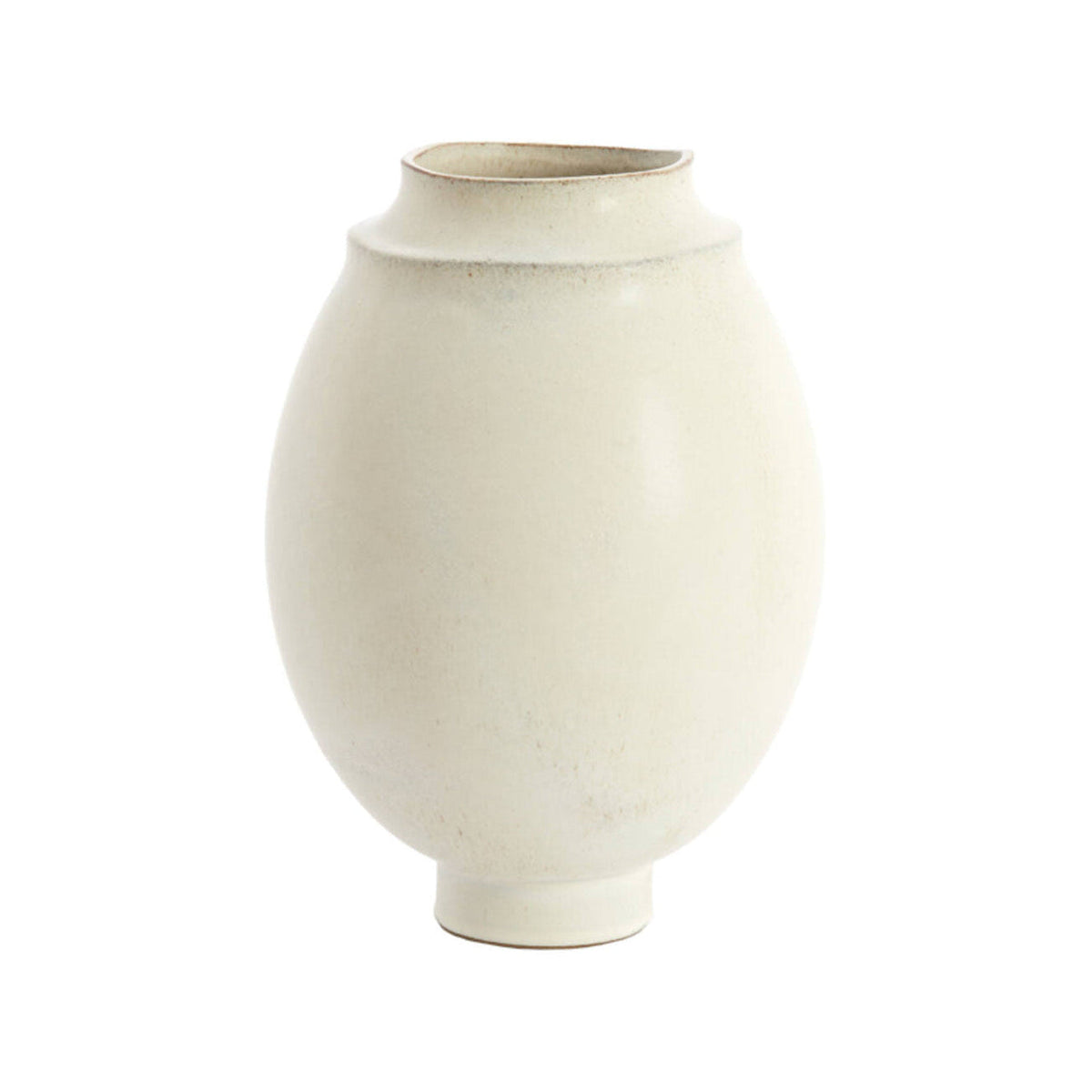 Lorea Matt Cream Ceramic Vase 33.5cm