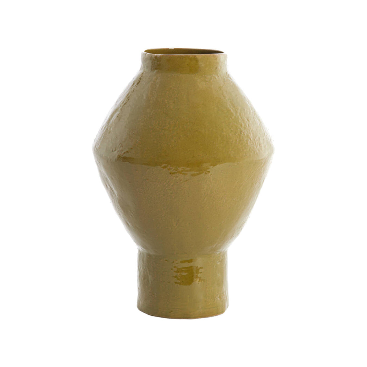 Vasora Gloss Olive Green Ceramic Vase 41cm