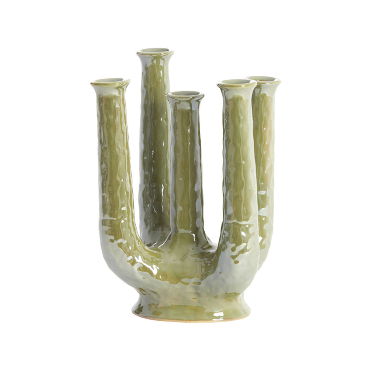 Leonjo Oil Light Green Ceramic Vase 30cm
