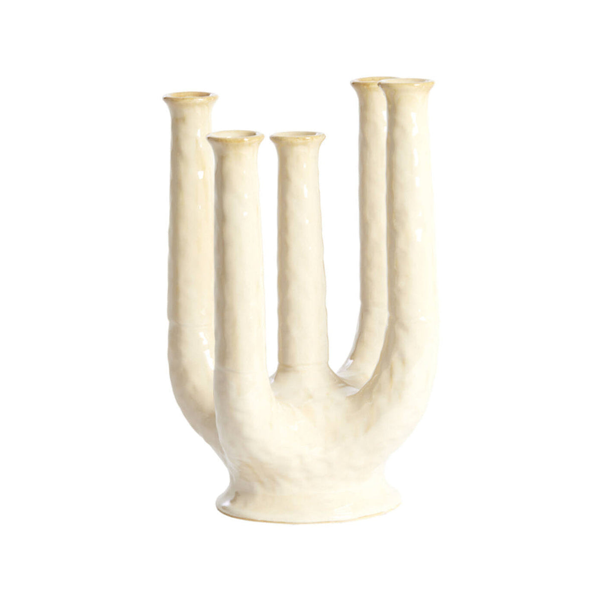 Leonjo Sand/Beige Ceramic Vase 36cm