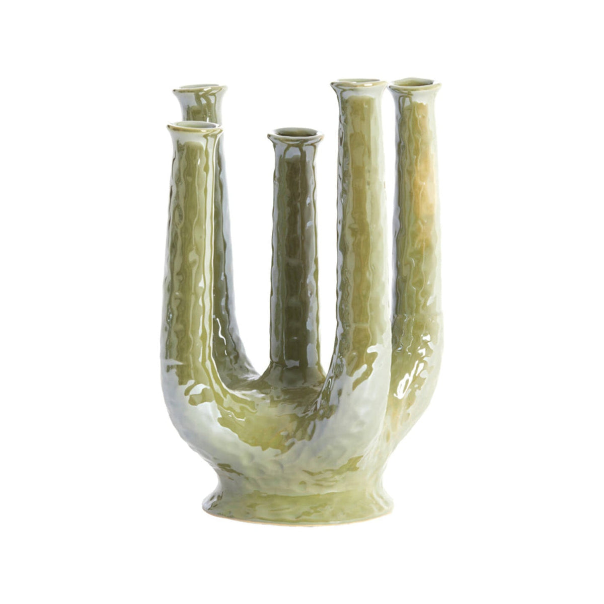 Leonjo Oil Light Green Ceramic Vase 36cm