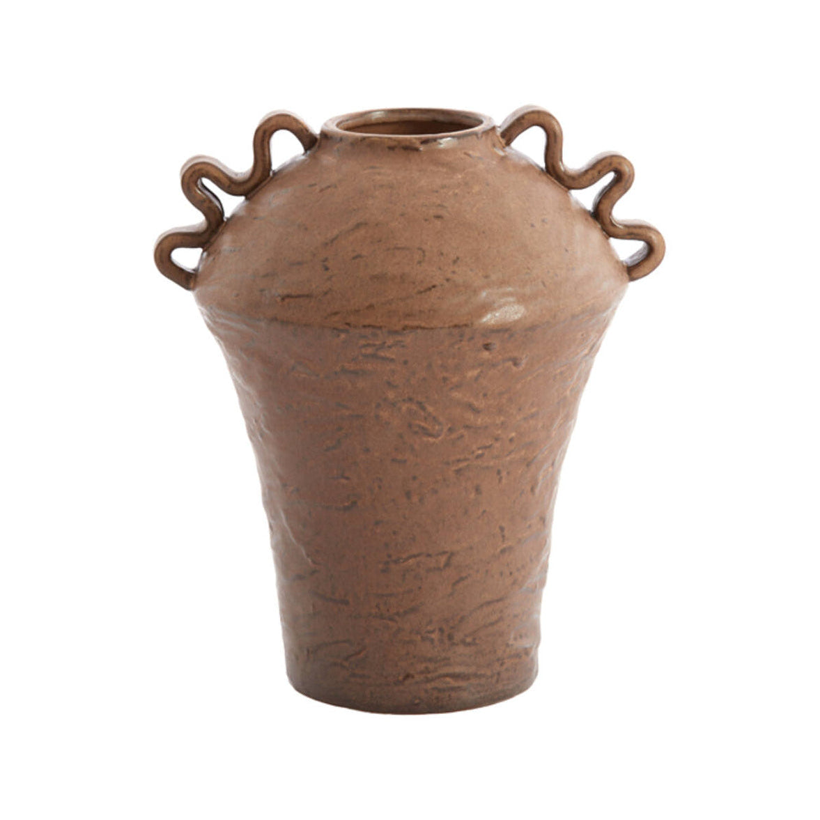 Volca Brown Ceramic Vase 28cm