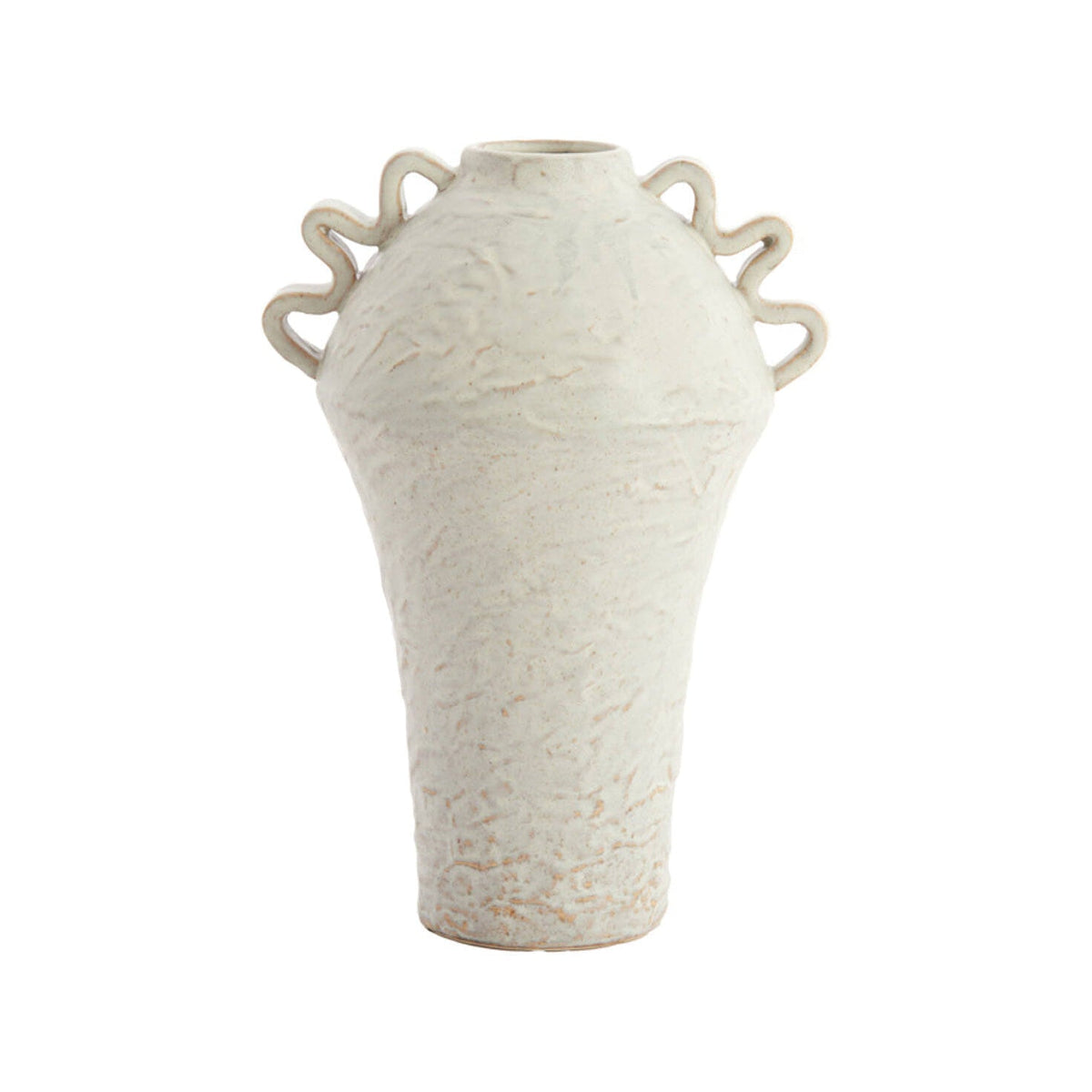 Volca Cream Ceramic Vase 35cm