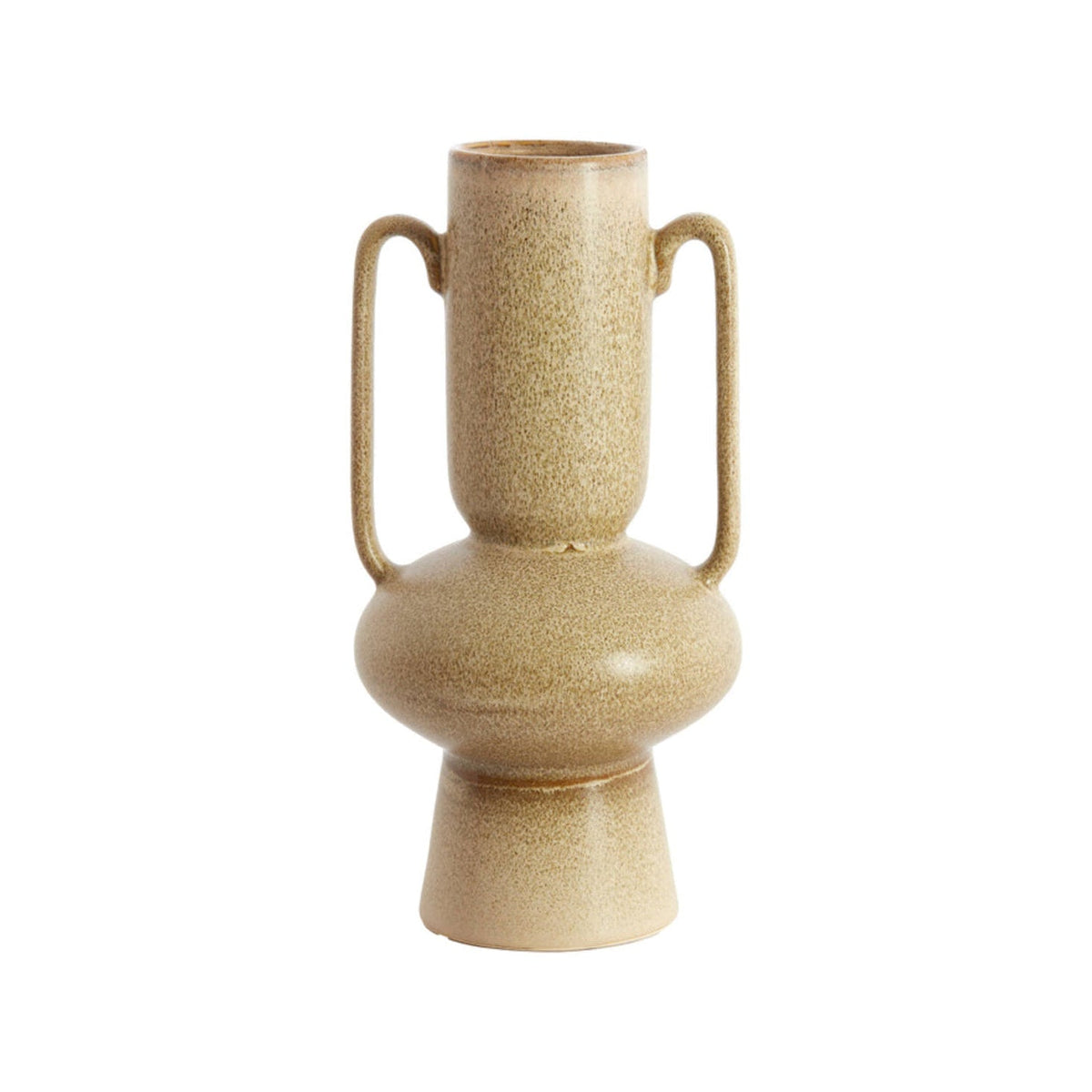 Otaru Olive Green Ceramic Vase