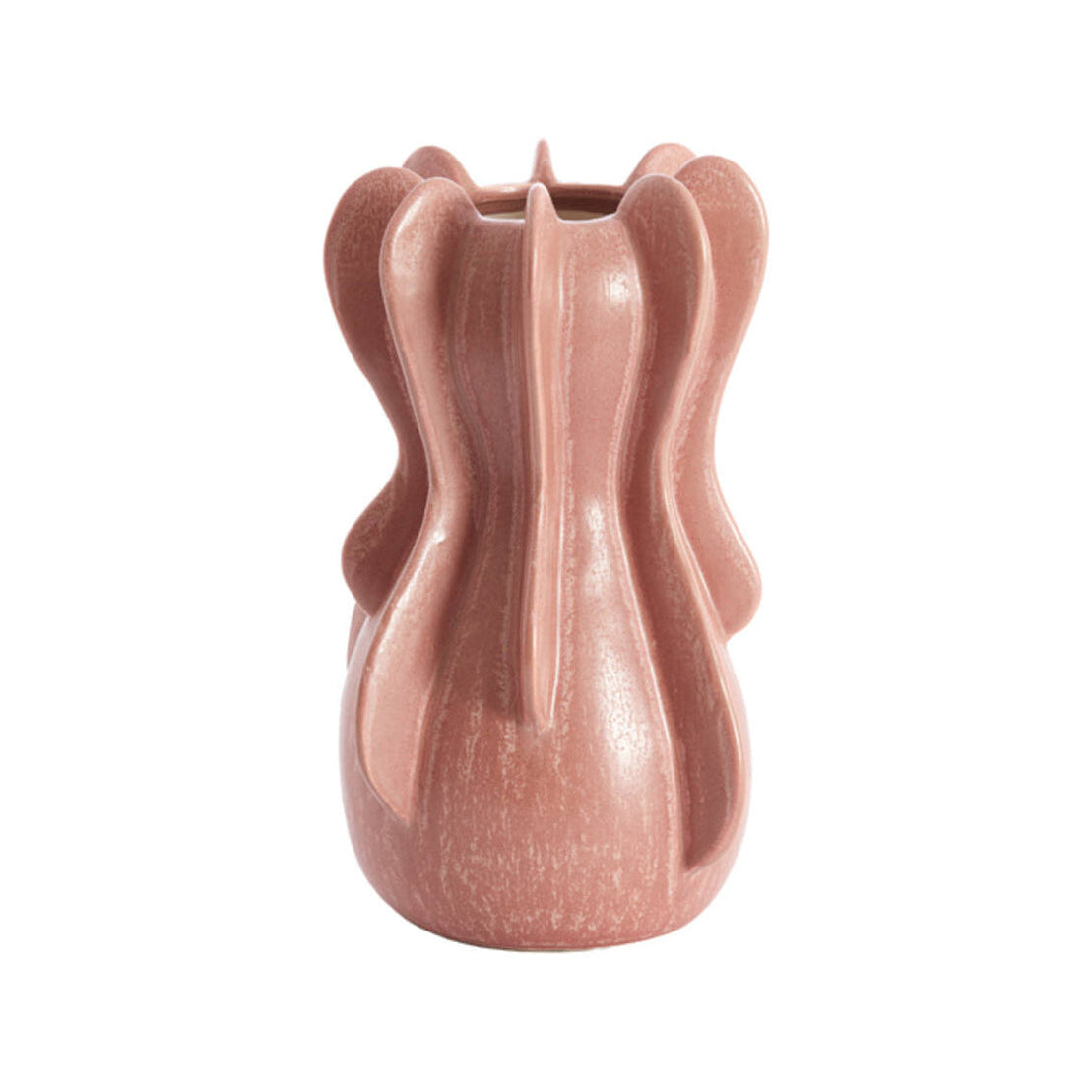 Magome Coral/Red Ceramic Vase 27cm
