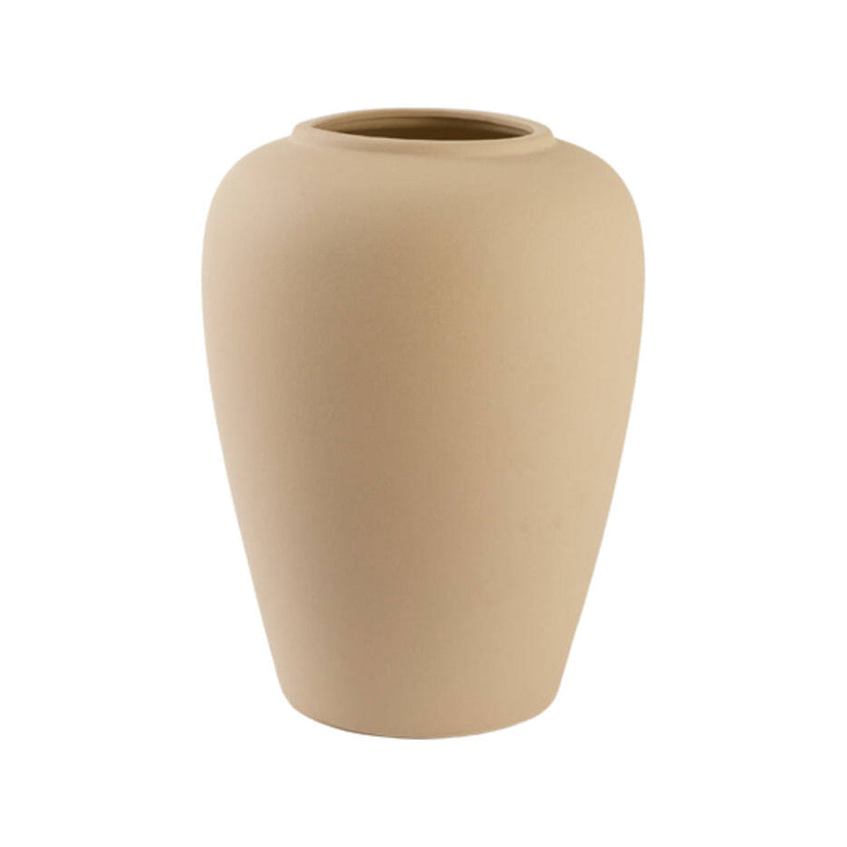 Valeria Matt Beige Ceramic Vase 52cm