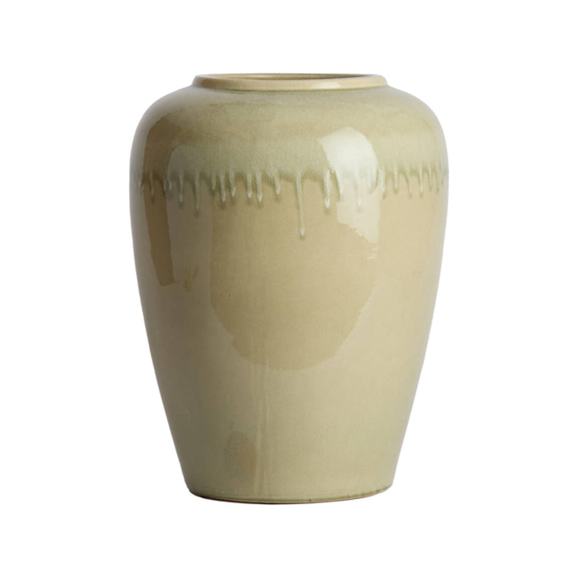 Valeria Light Green & Cream Ceramic Vase 52cm
