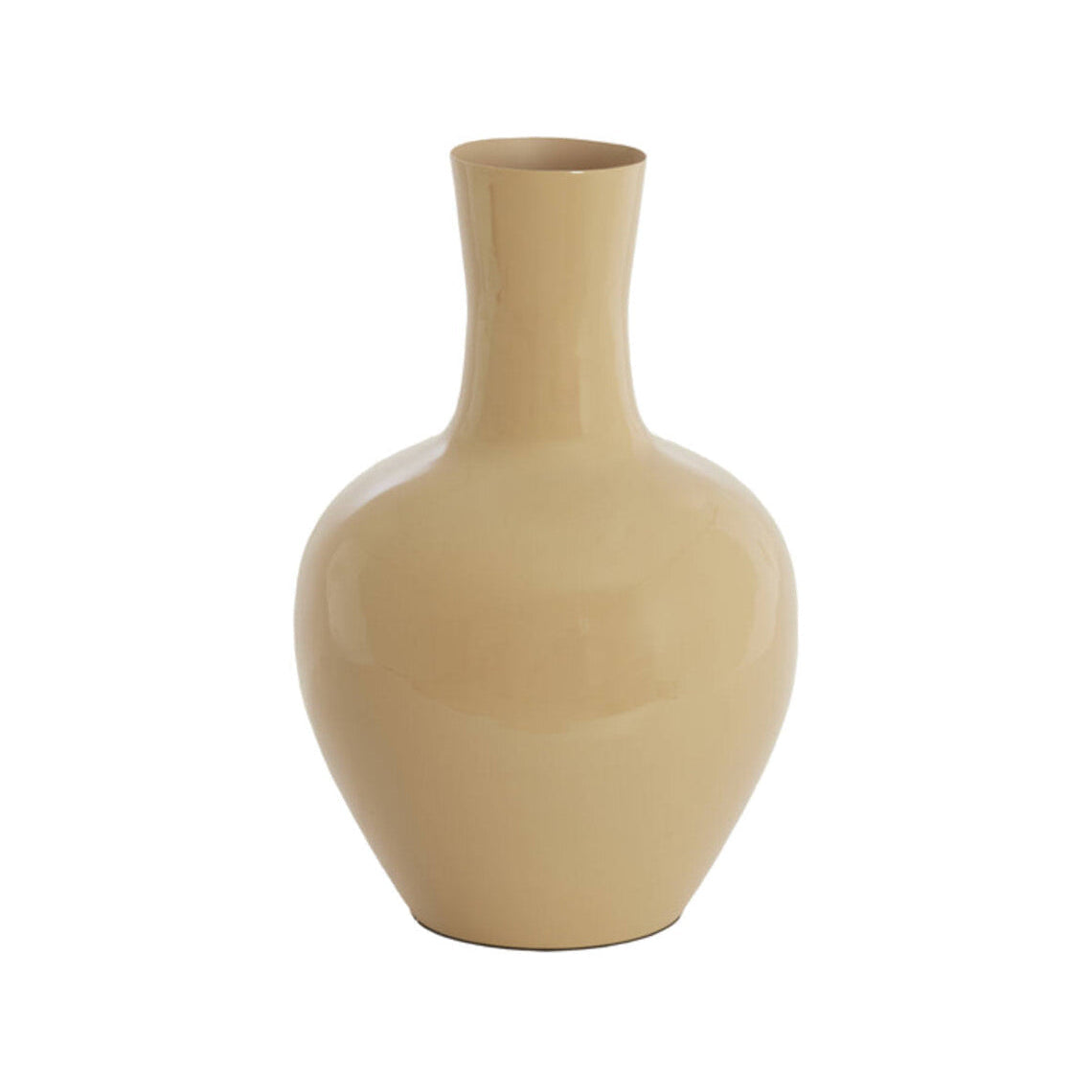 Nana Gloss Sand Metal Vase 50cm
