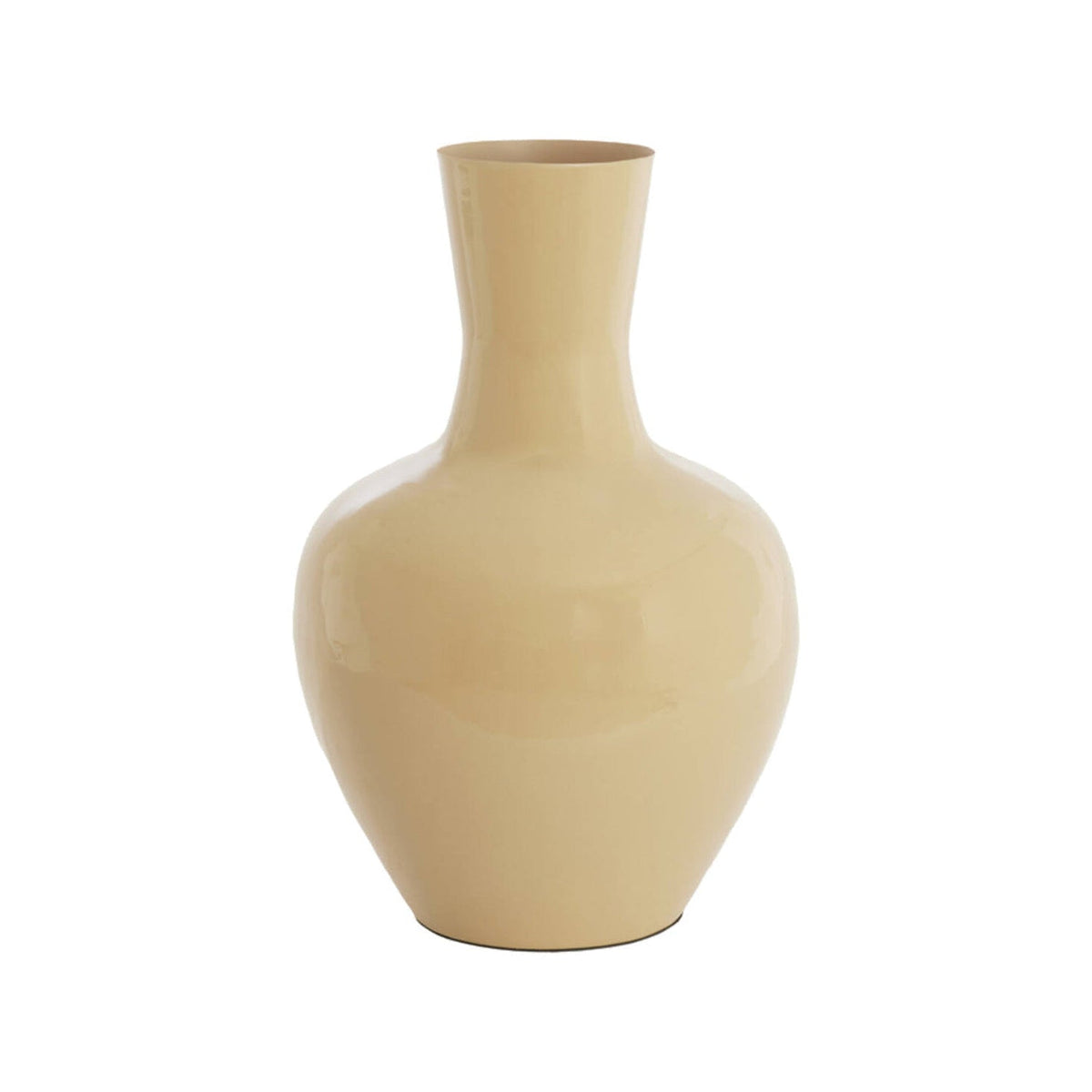 Nana Gloss Sand Metal Vase 69cm